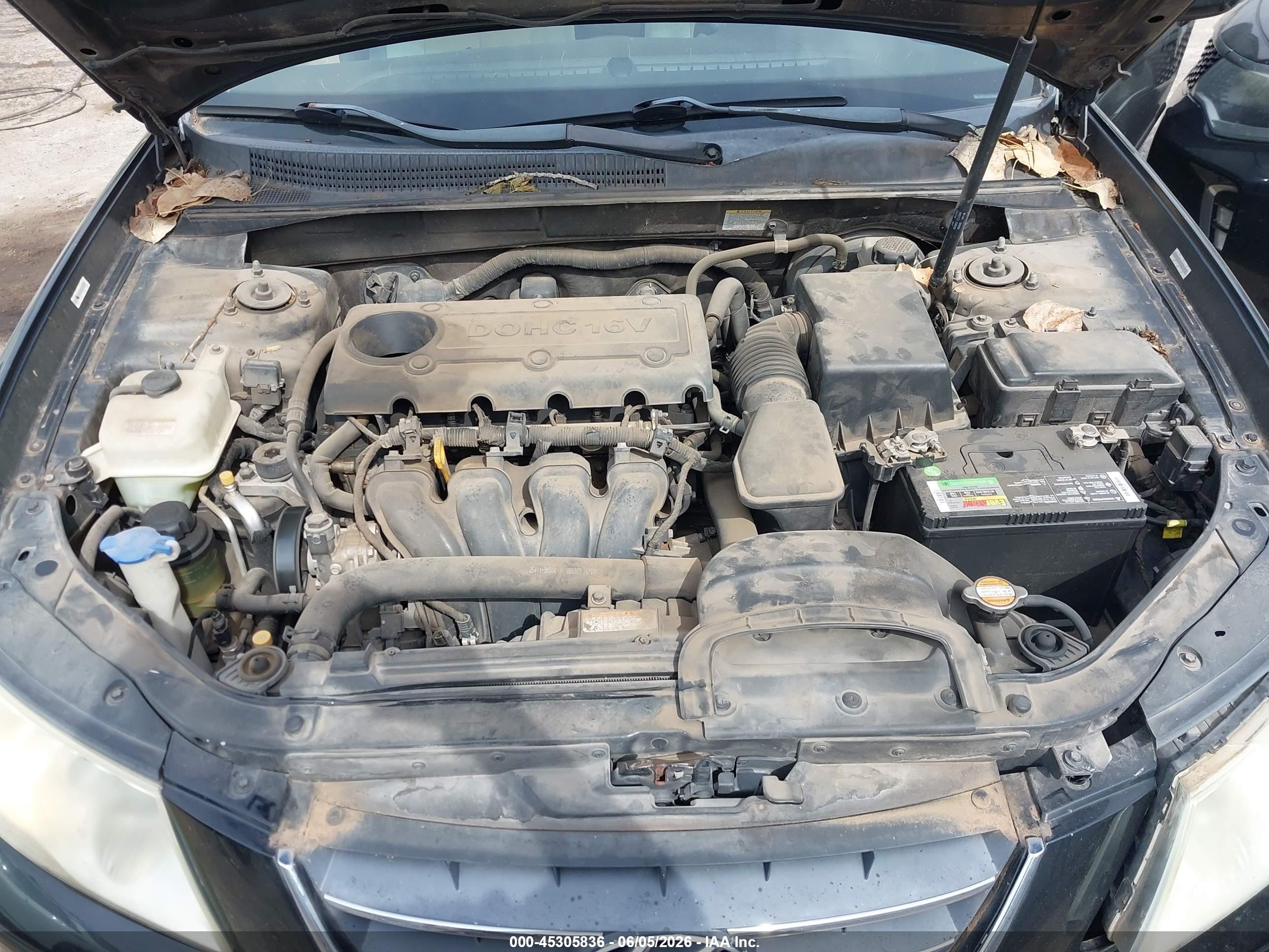2009 Hyundai Sonata Gls Black vin: 5NPET46C79H463372