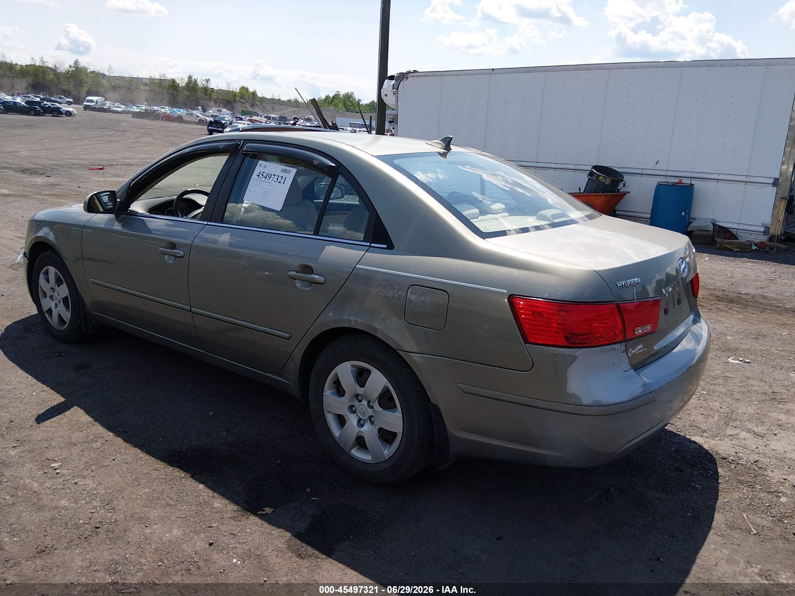 2009 Hyundai Sonata Gls Green vin: 5NPET46C79H471455