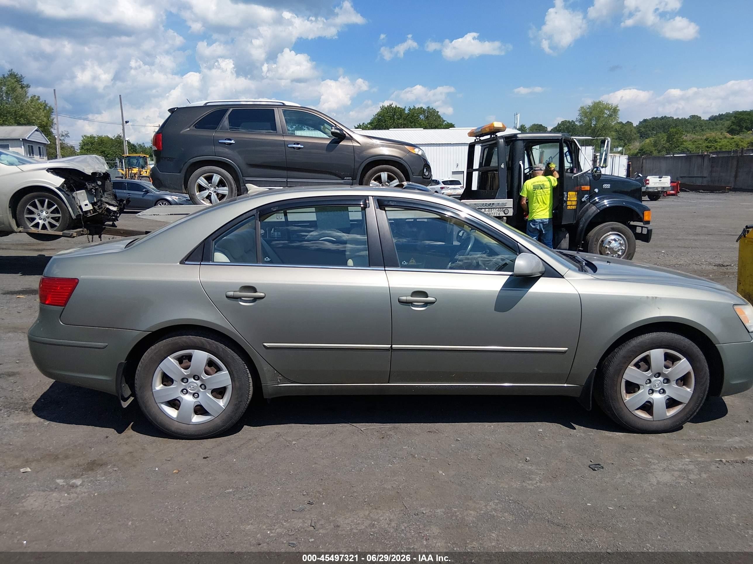2009 Hyundai Sonata Gls Green vin: 5NPET46C79H471455