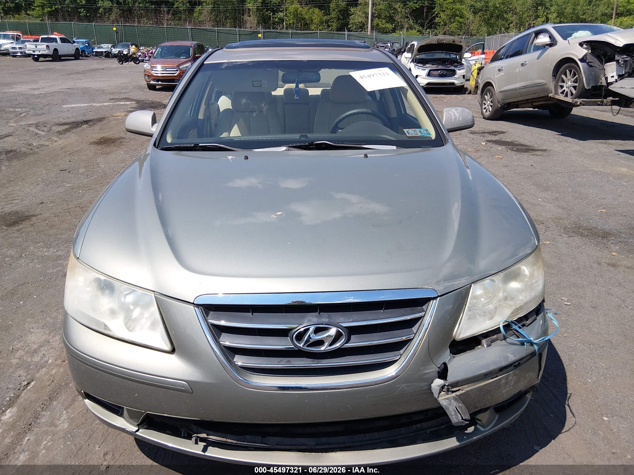 2009 Hyundai Sonata Gls Green vin: 5NPET46C79H471455