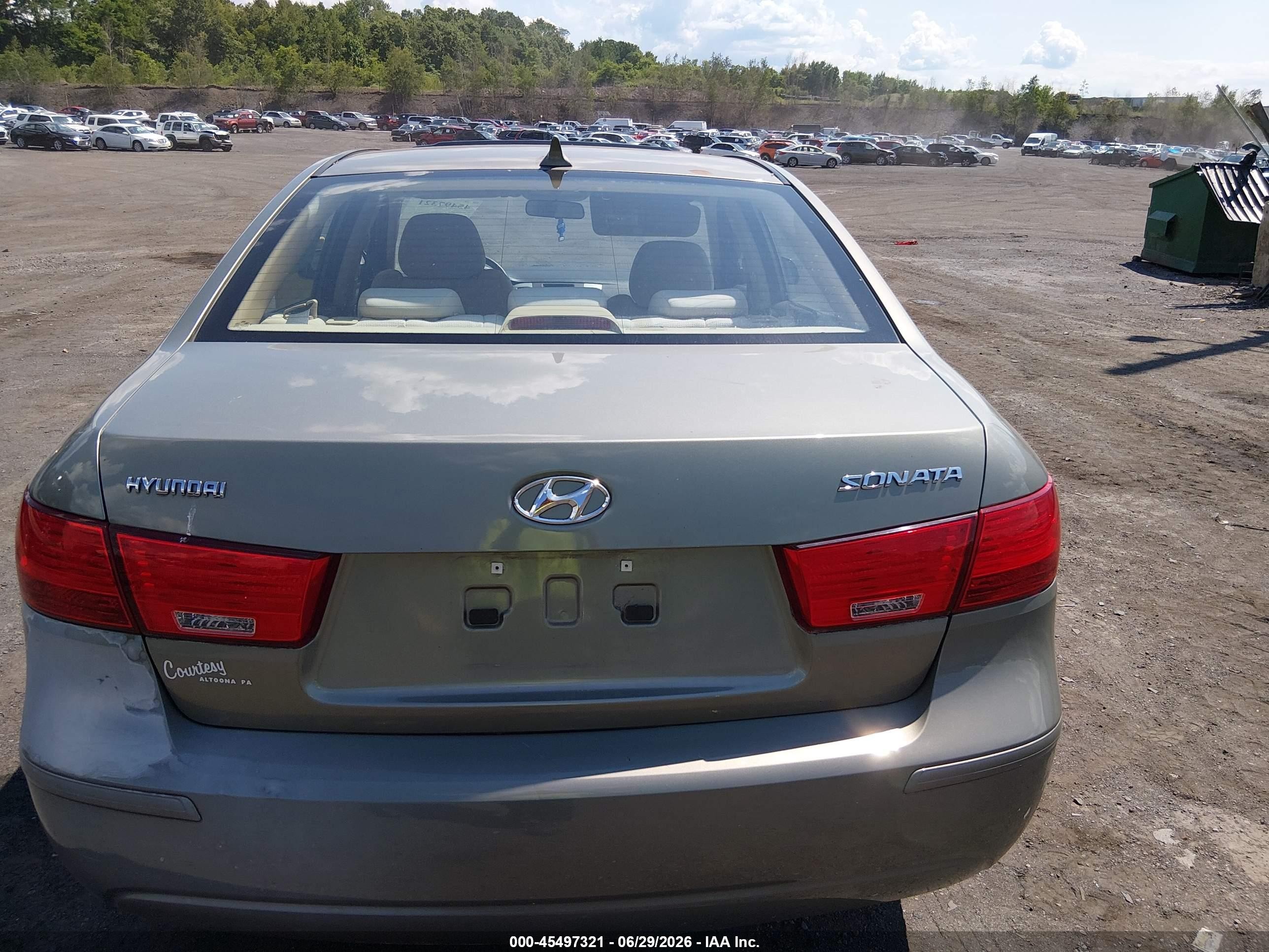 2009 Hyundai Sonata Gls Green vin: 5NPET46C79H471455