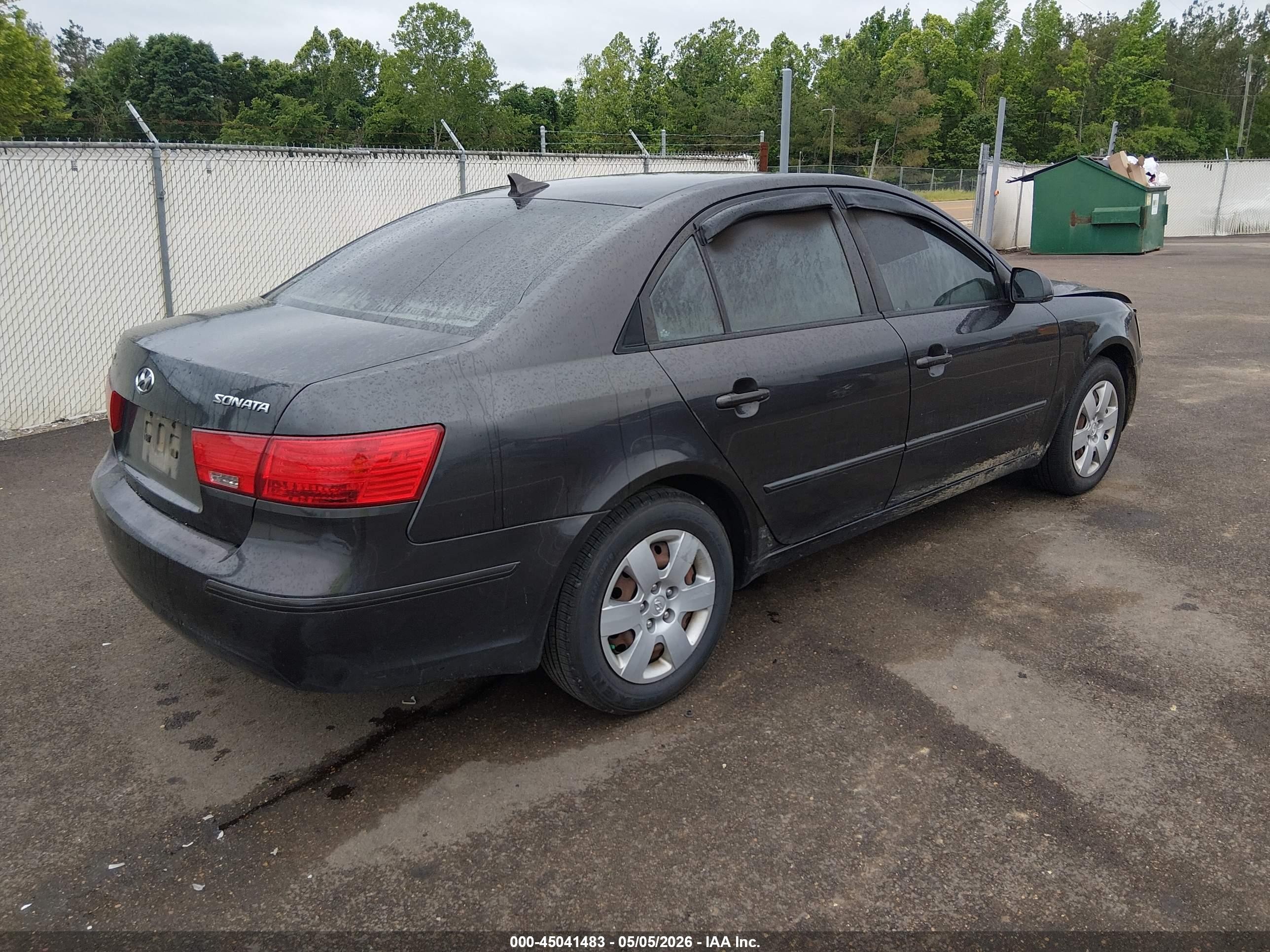 2009 Hyundai Sonata Gls Black vin: 5NPET46C79H475733