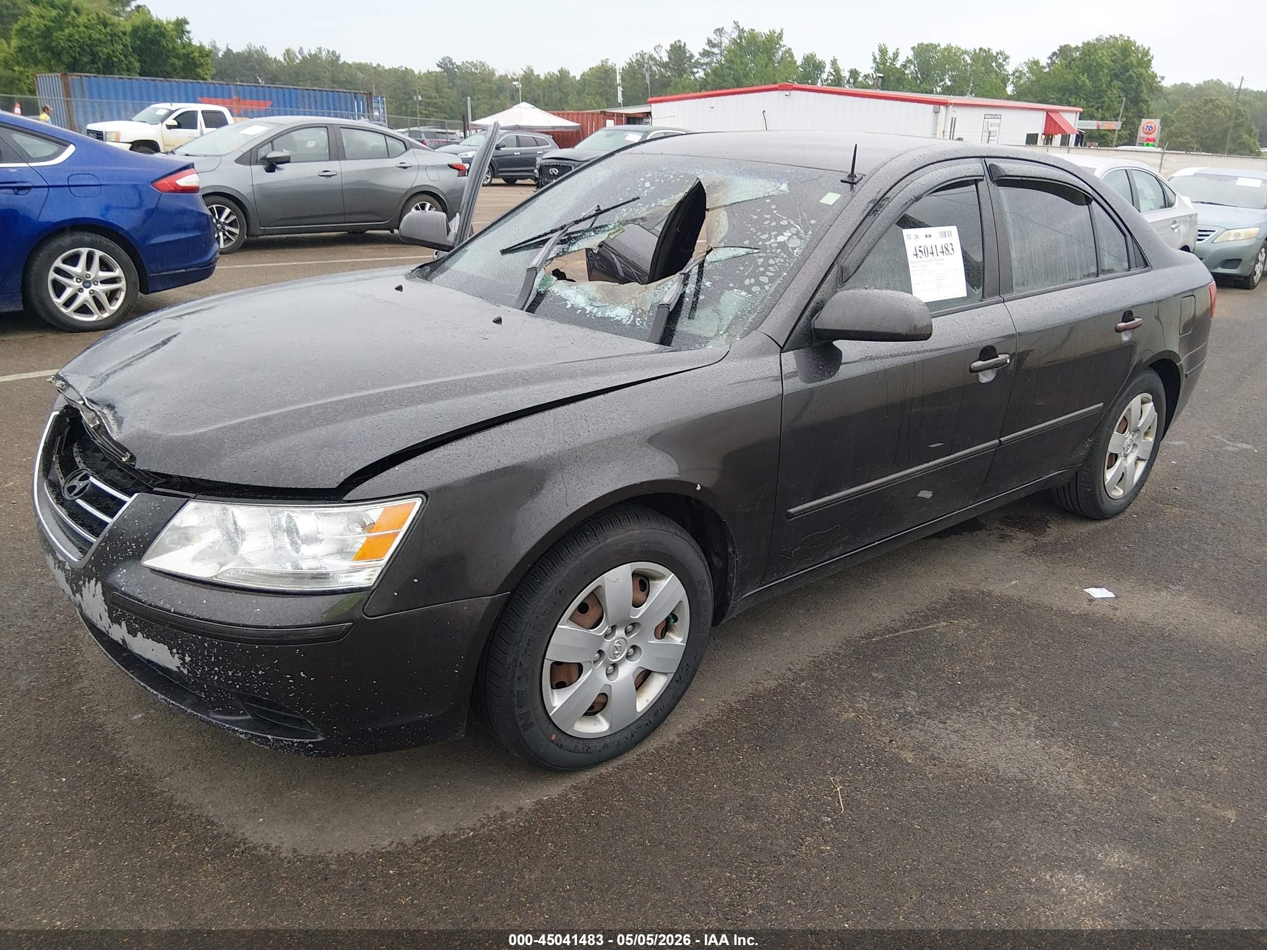 2009 Hyundai Sonata Gls Black vin: 5NPET46C79H475733