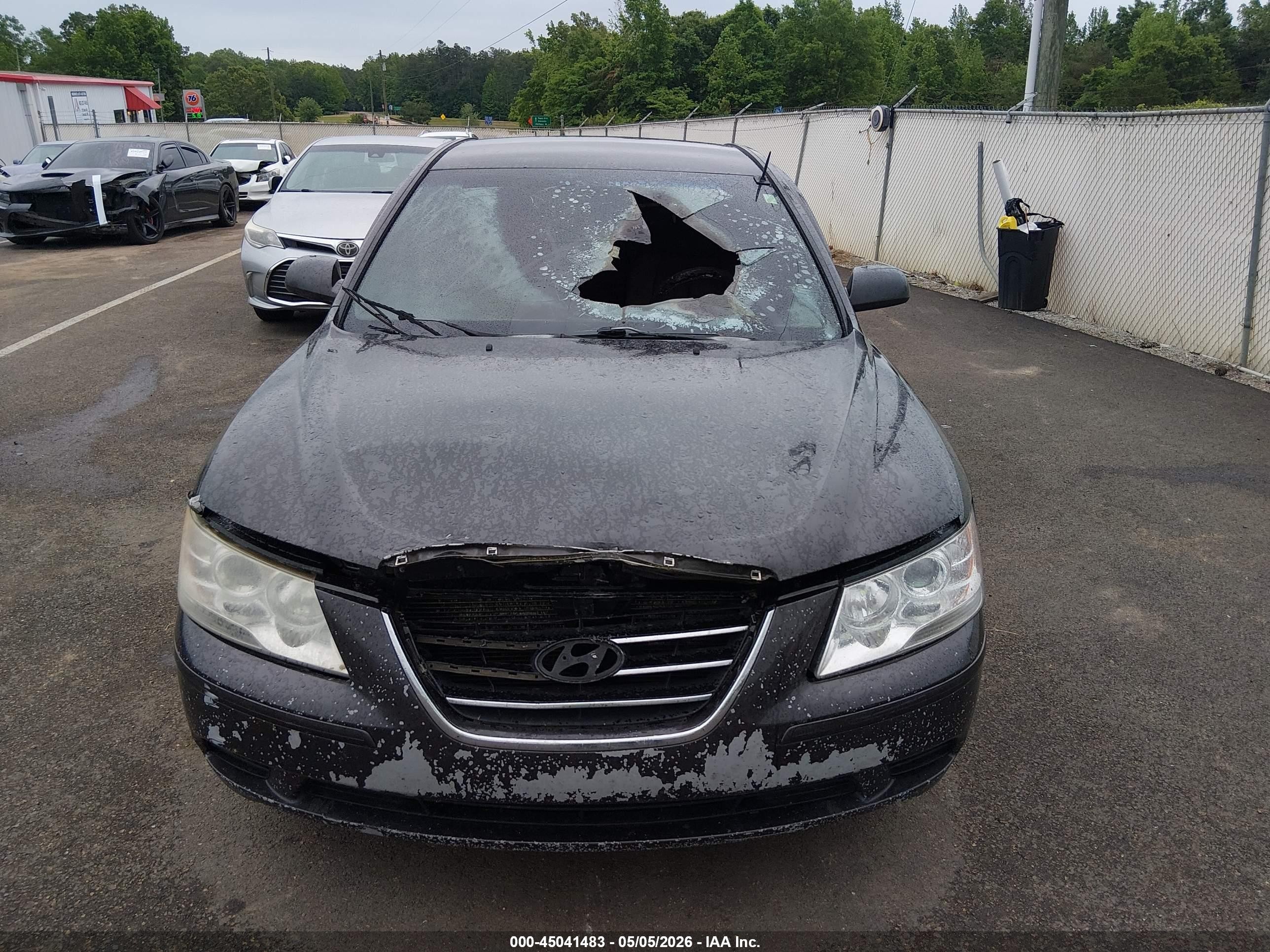 2009 Hyundai Sonata Gls Black vin: 5NPET46C79H475733