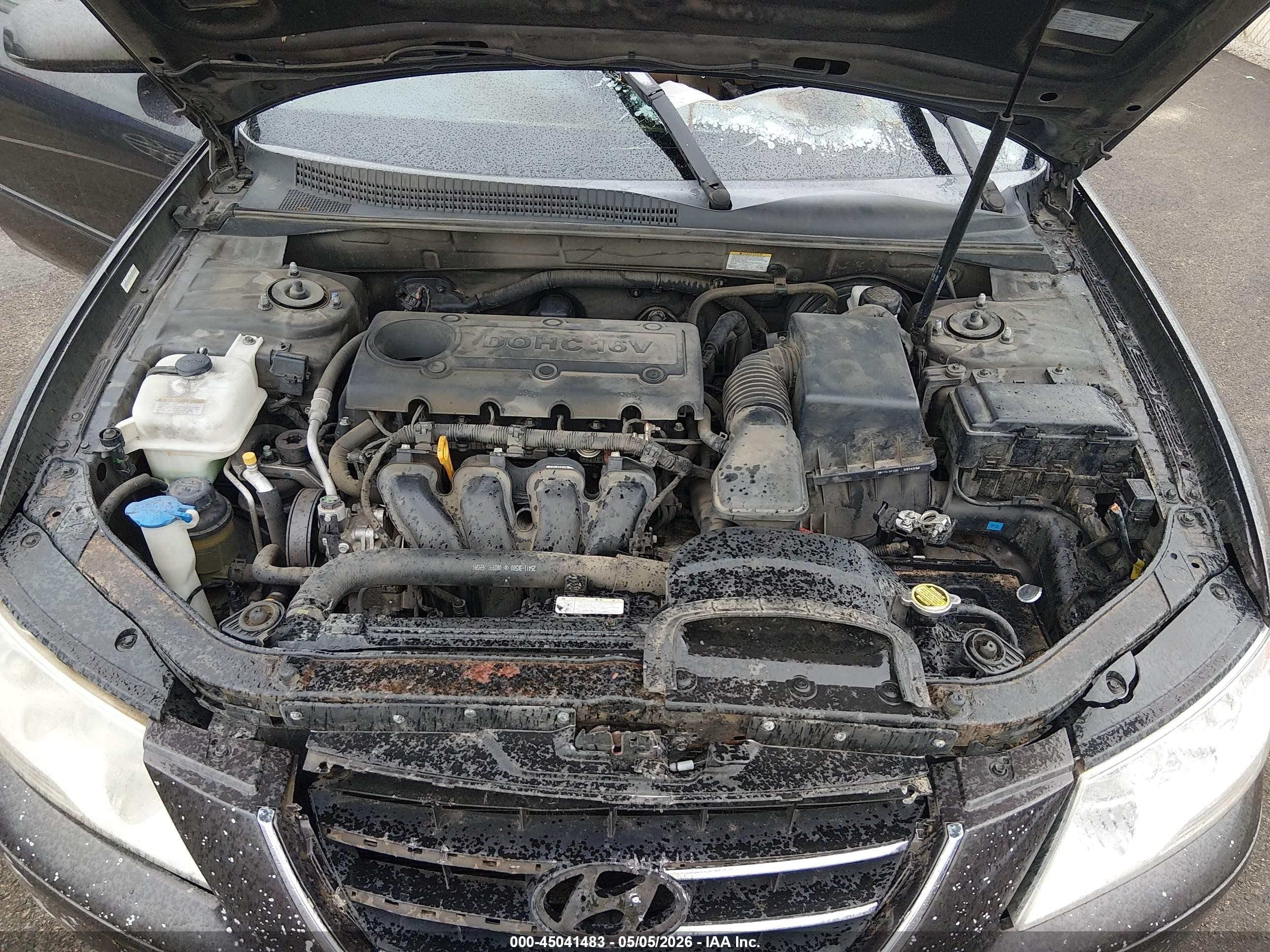 2009 Hyundai Sonata Gls Black vin: 5NPET46C79H475733