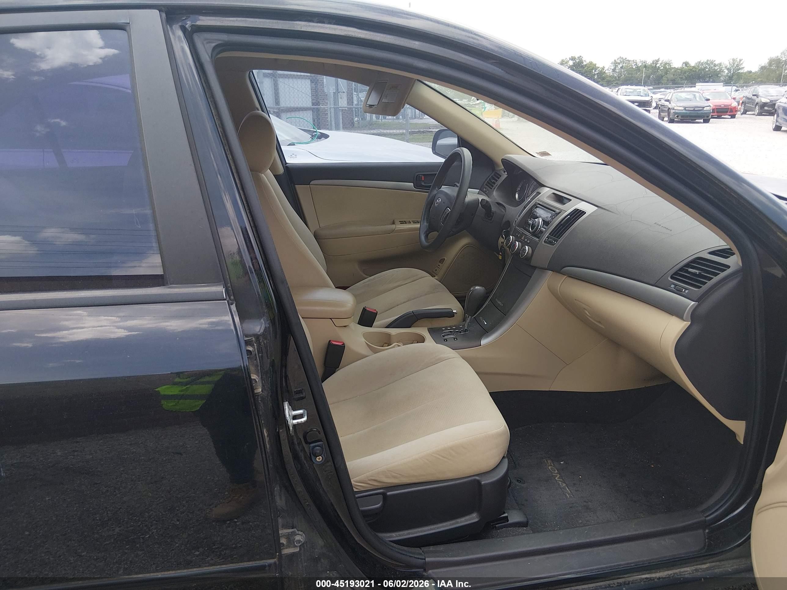 2009 Hyundai Sonata Gls Black vin: 5NPET46C79H478258