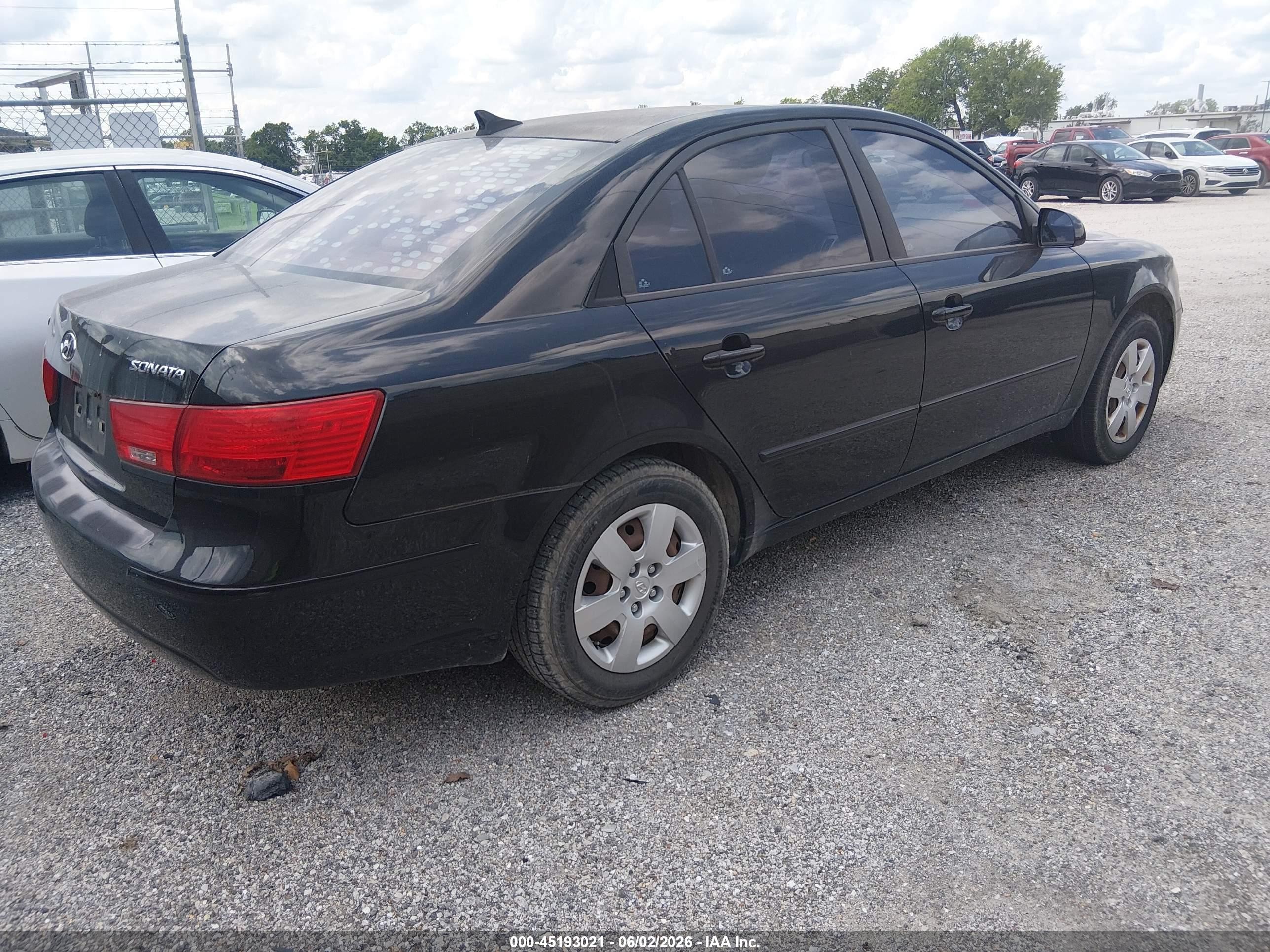 2009 Hyundai Sonata Gls Black vin: 5NPET46C79H478258