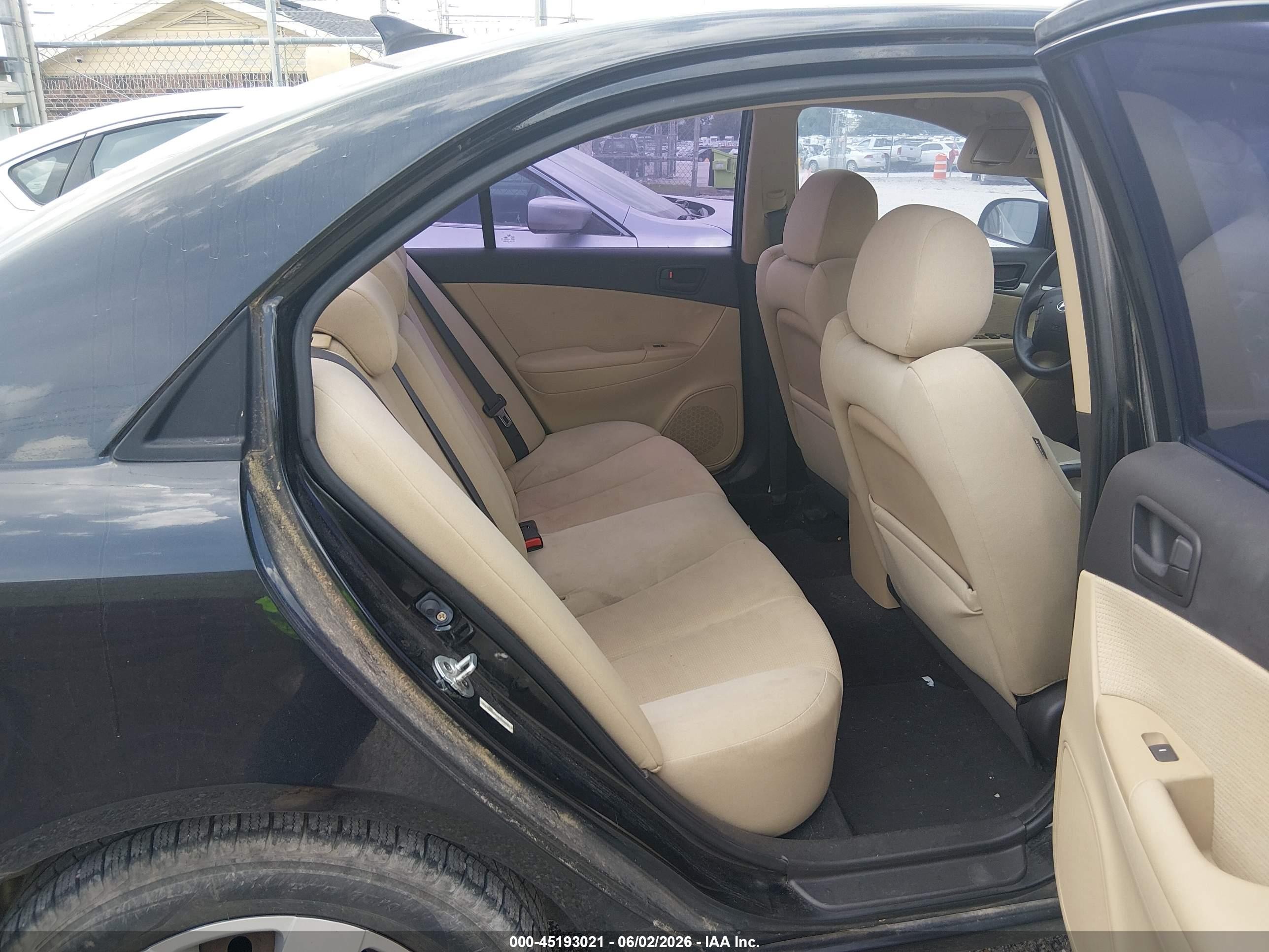 2009 Hyundai Sonata Gls Black vin: 5NPET46C79H478258