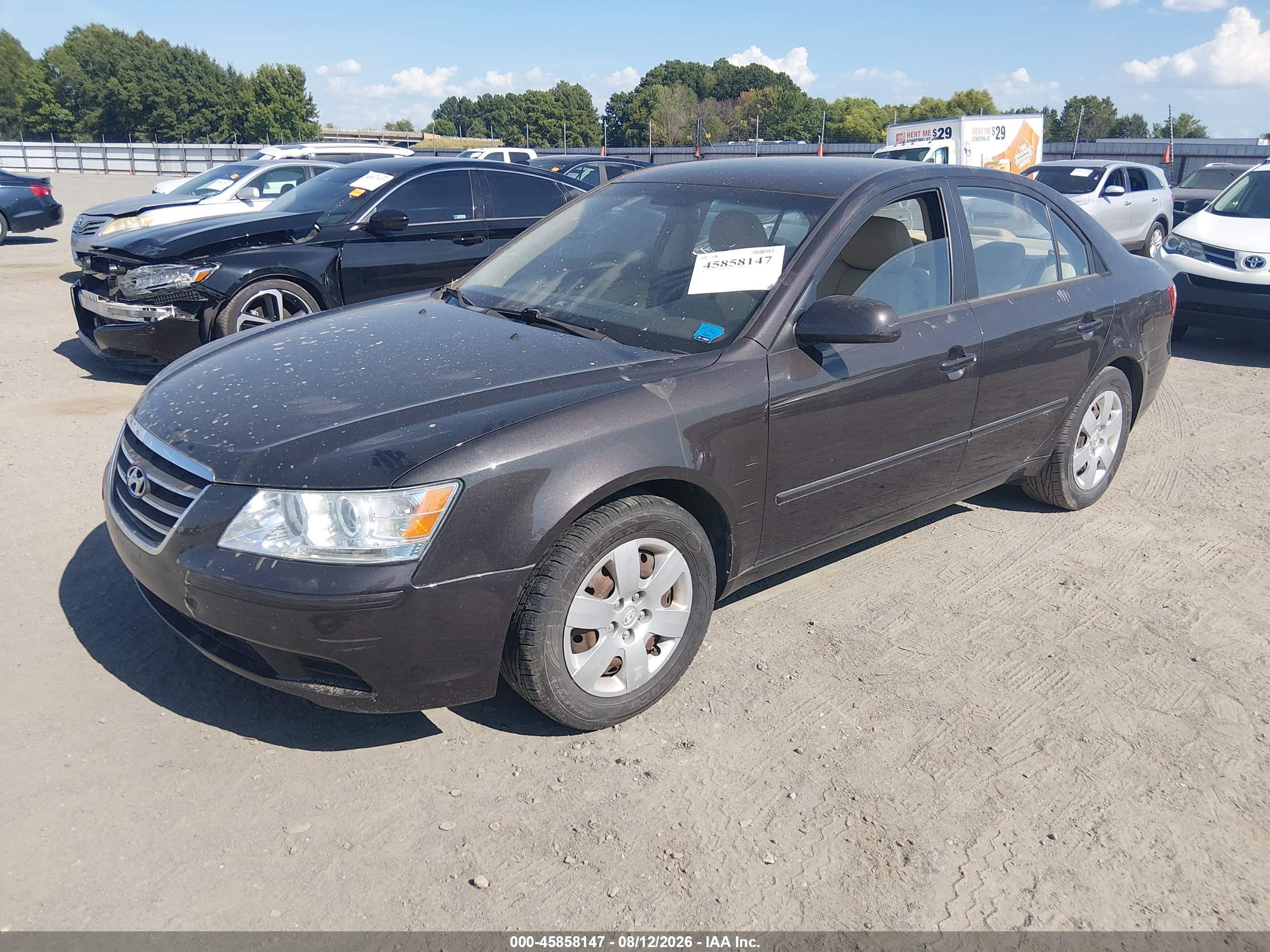 2009 Hyundai Sonata Gls Gray vin: 5NPET46C79H480561