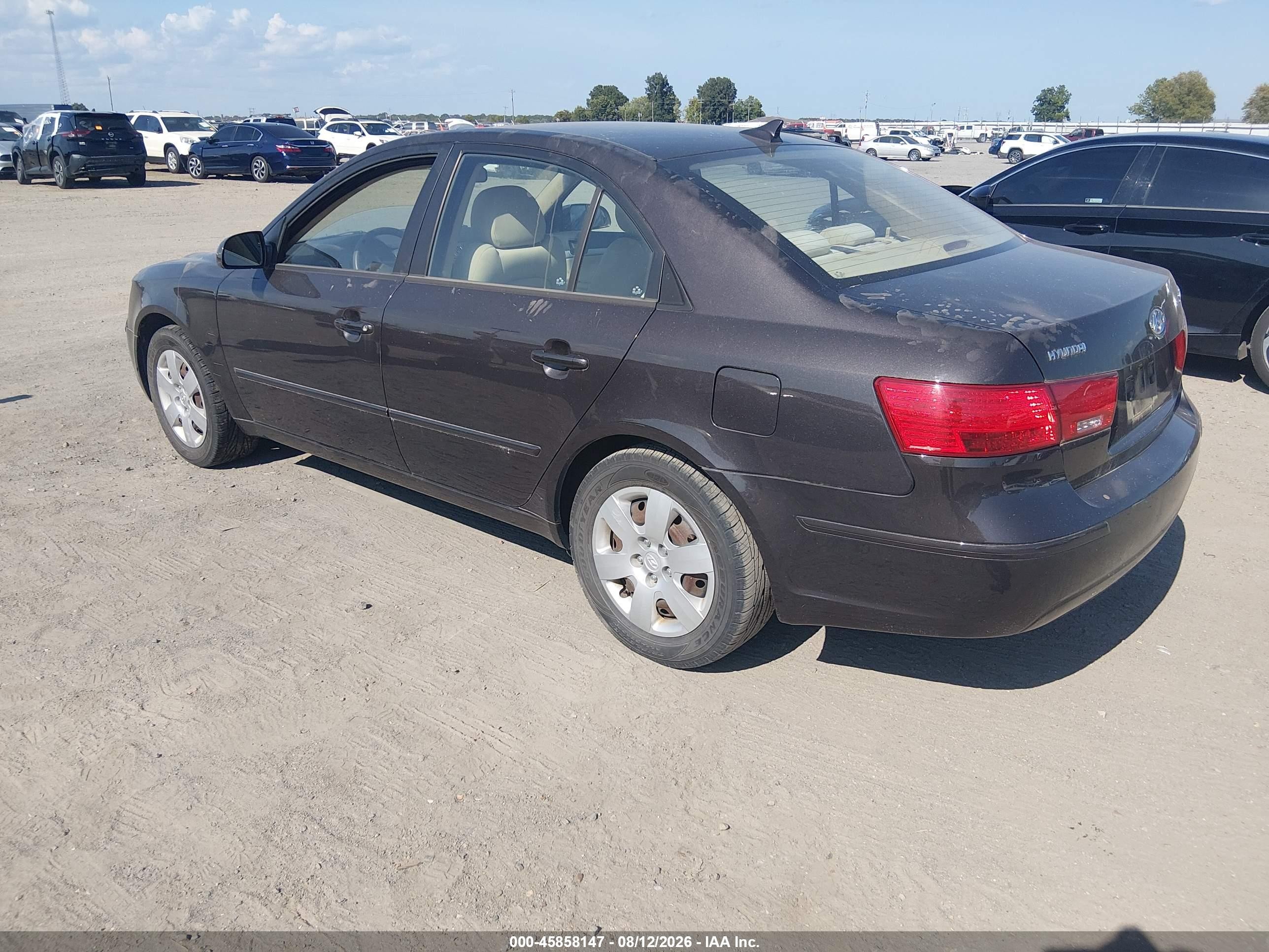 2009 Hyundai Sonata Gls Gray vin: 5NPET46C79H480561