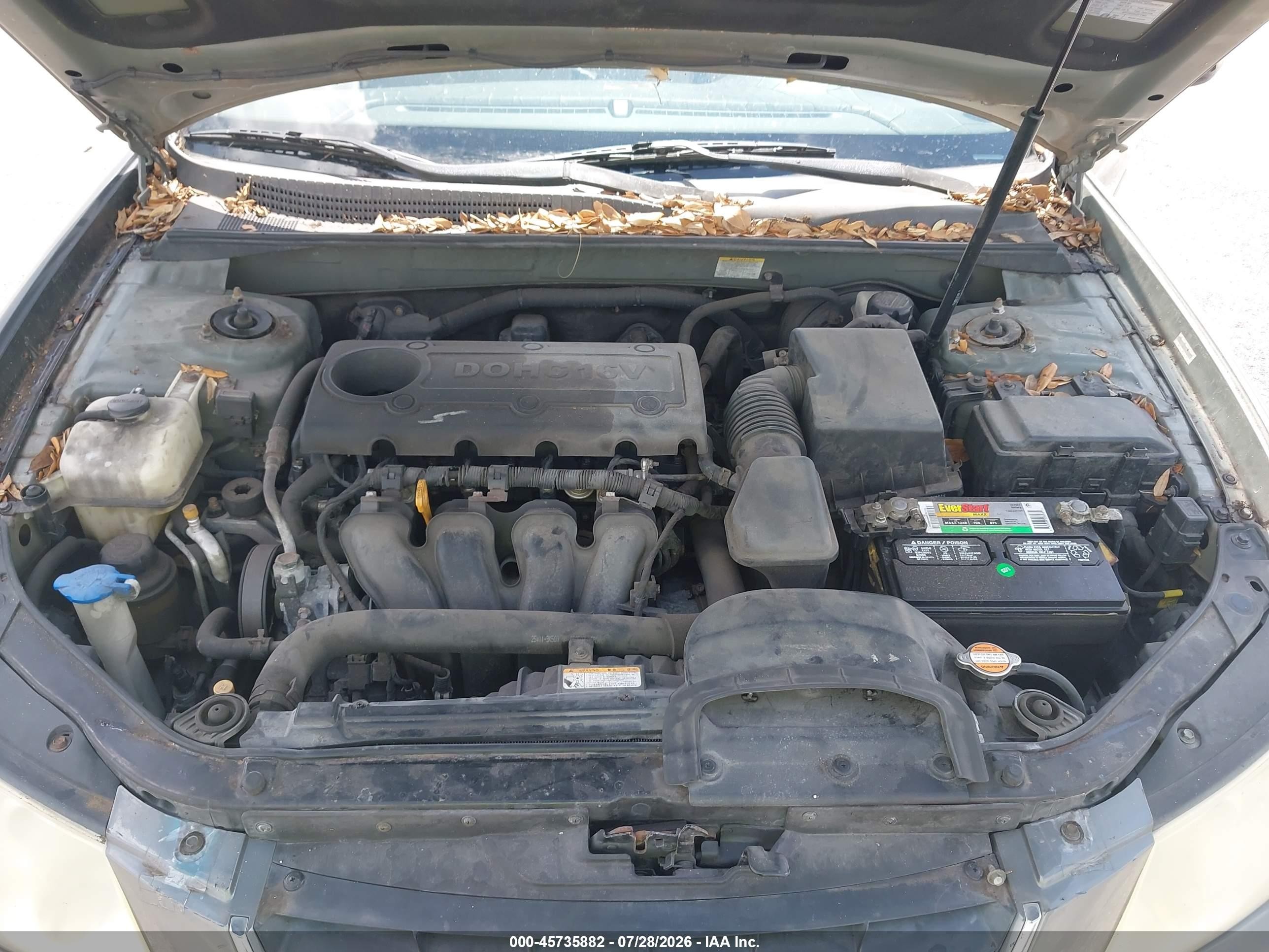 2009 Hyundai Sonata Gls Gray vin: 5NPET46C79H492659