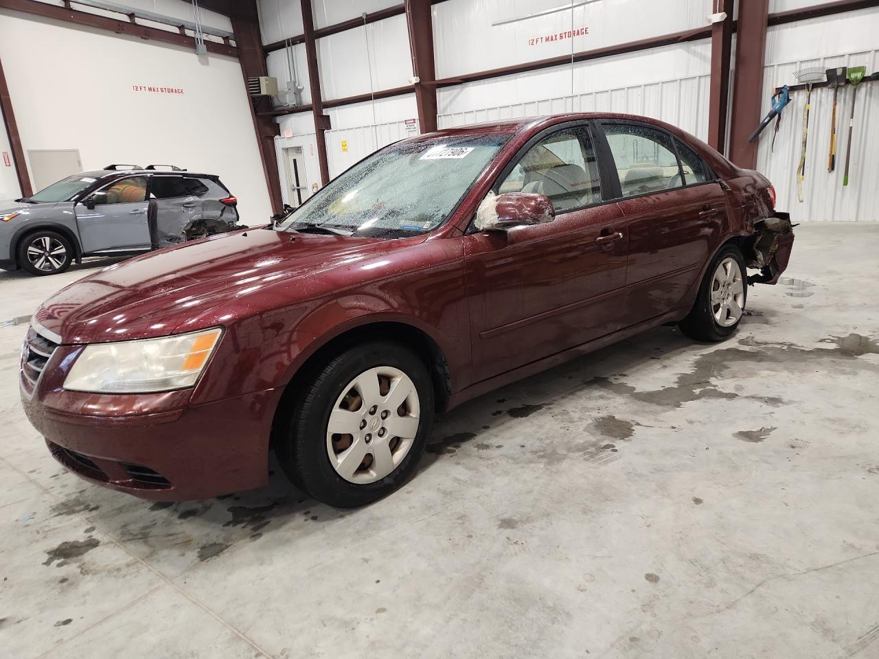 2009 Hyundai Sonata Gls Burgundy vin: 5NPET46C79H509508