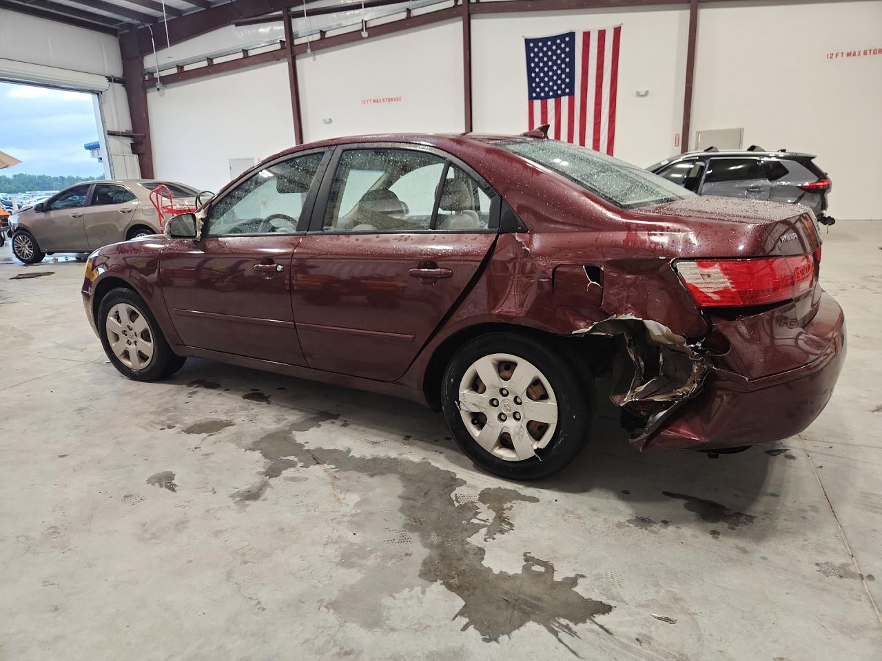 2009 Hyundai Sonata Gls Burgundy vin: 5NPET46C79H509508