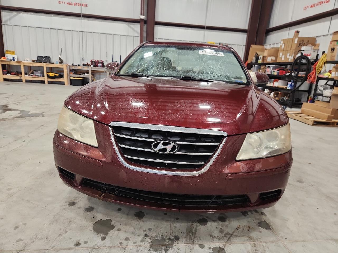 2009 Hyundai Sonata Gls Burgundy vin: 5NPET46C79H509508