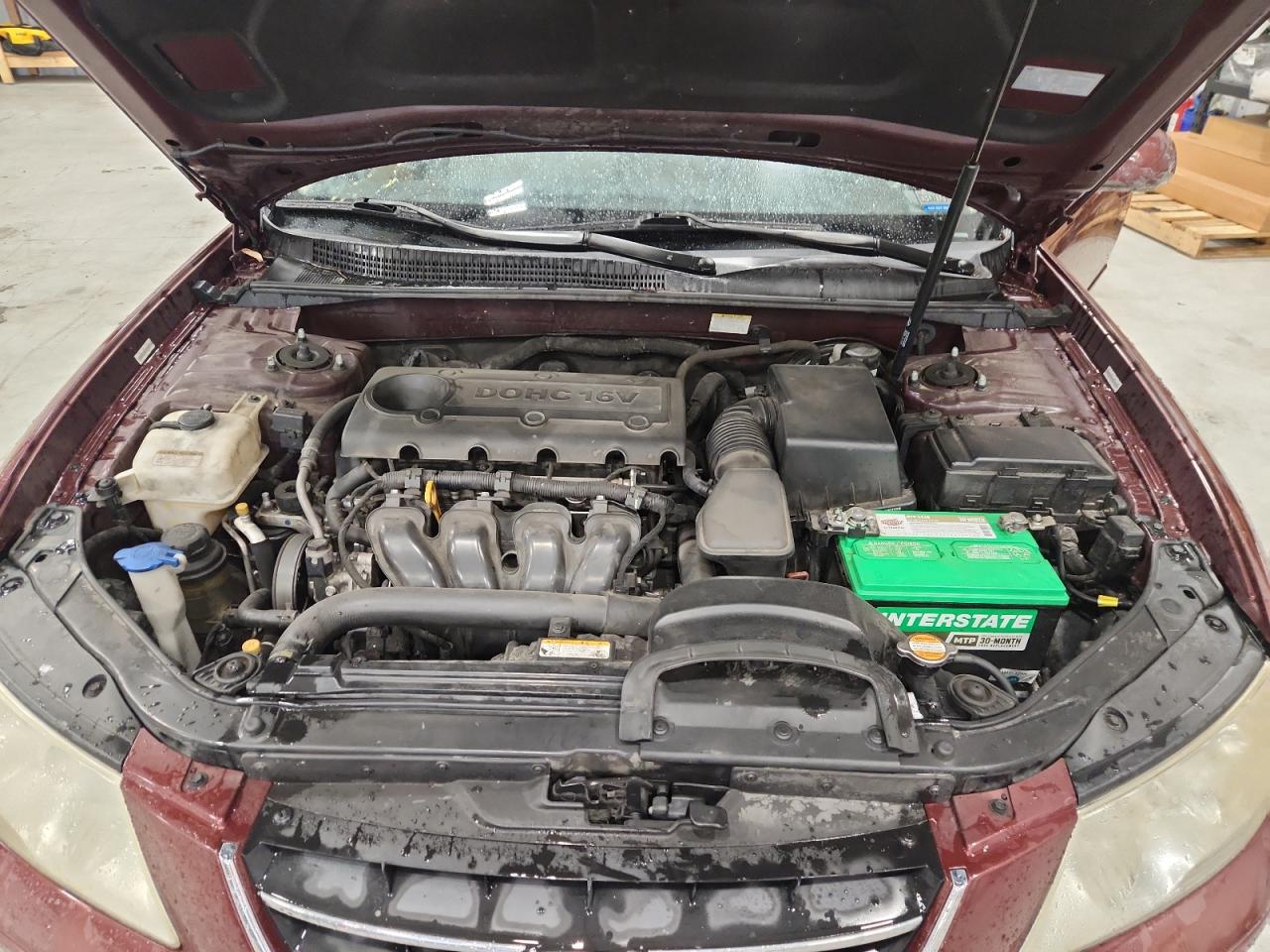 2009 Hyundai Sonata Gls Burgundy vin: 5NPET46C79H509508