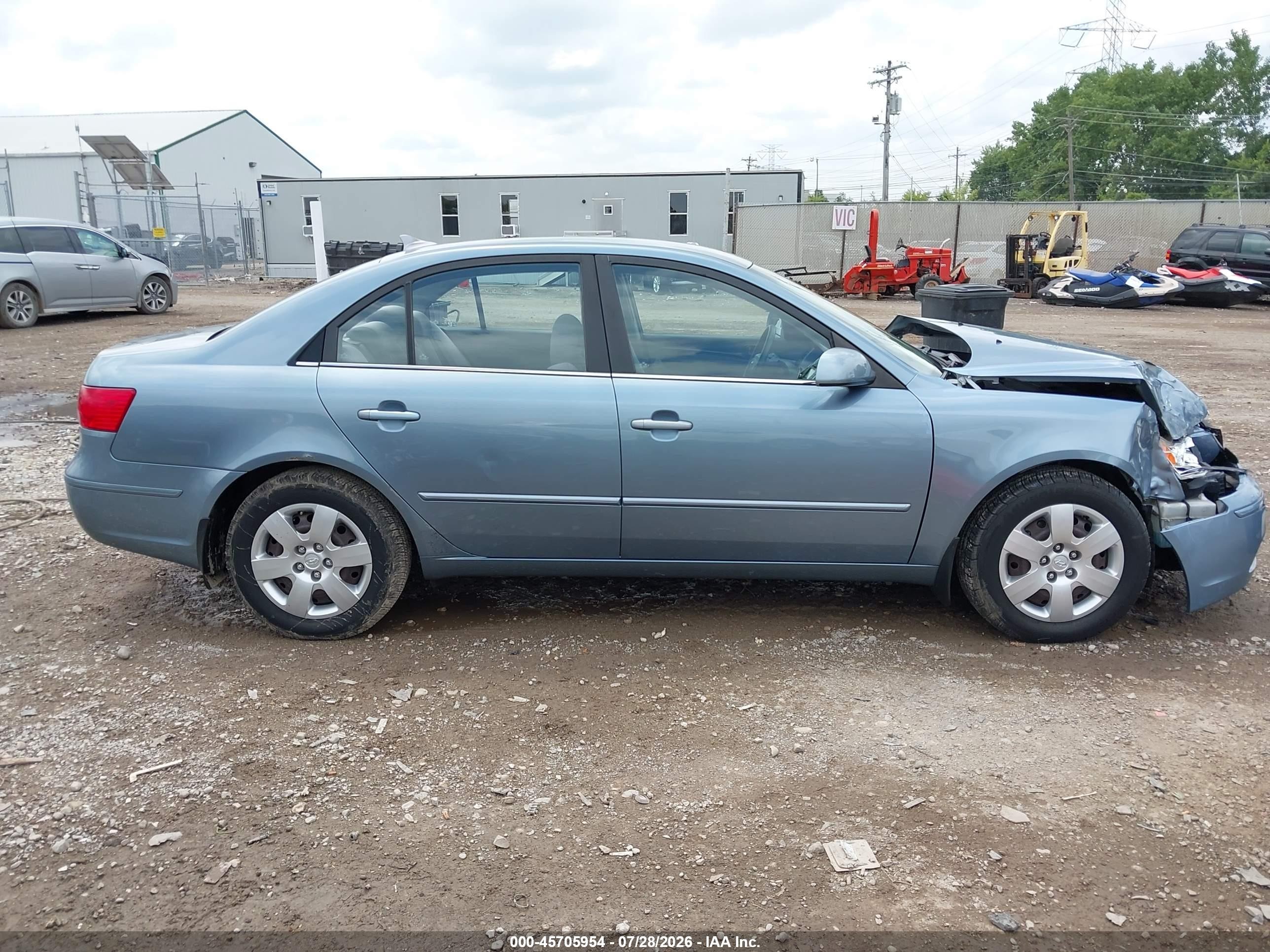 2009 Hyundai Sonata Gls Blue vin: 5NPET46C79H553881