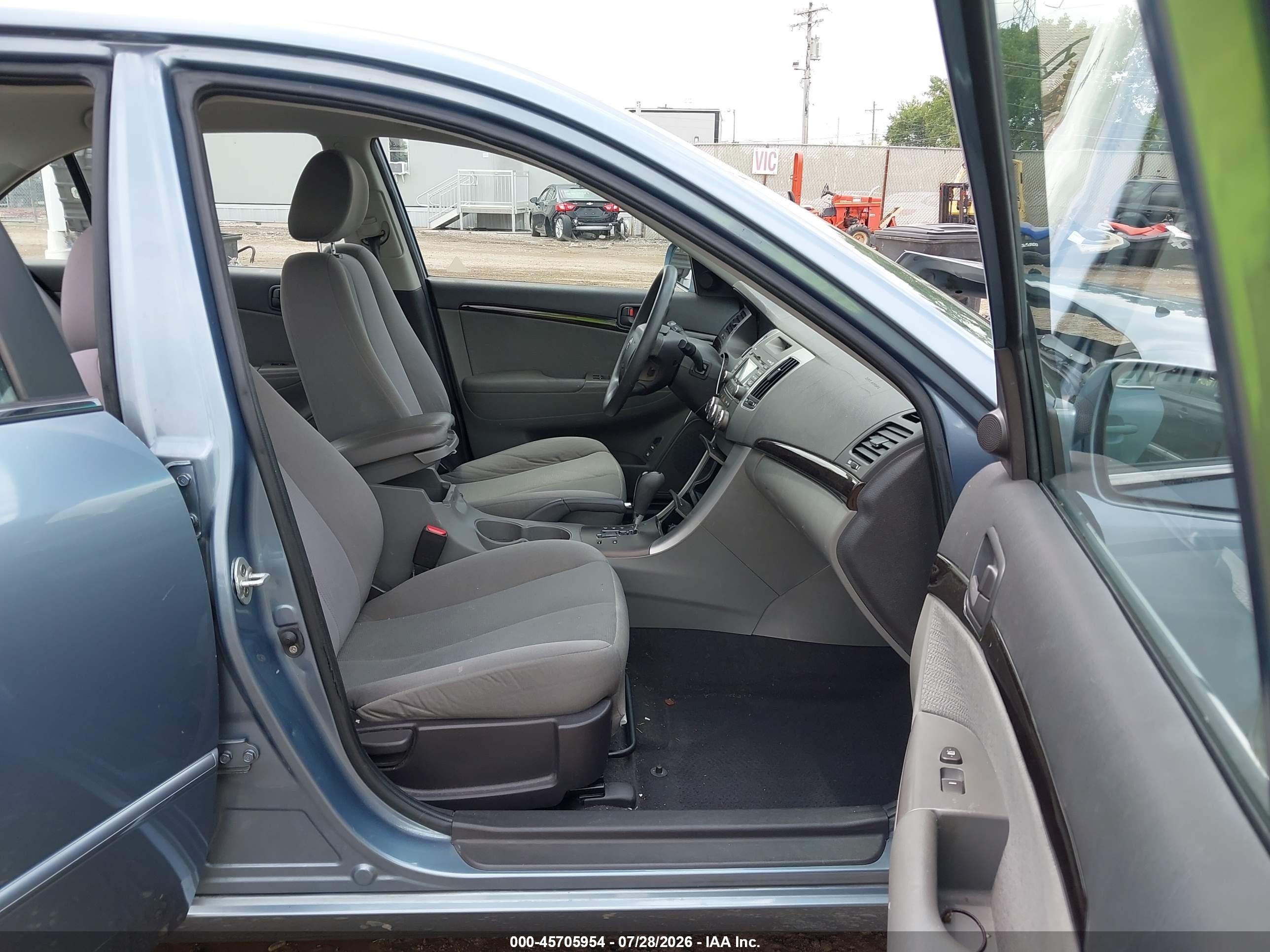 2009 Hyundai Sonata Gls Blue vin: 5NPET46C79H553881