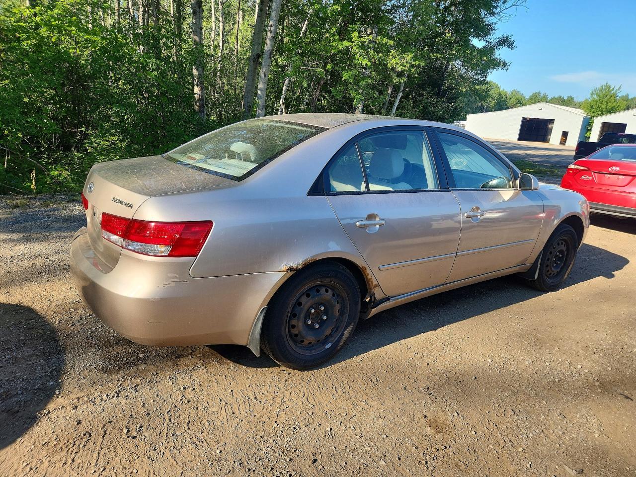 2007 Hyundai Sonata Gls Золотой vin: 5NPET46C87H193016