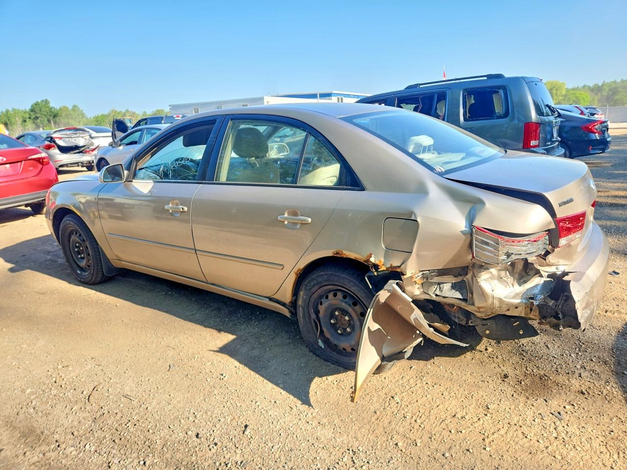 2007 Hyundai Sonata Gls Золотой vin: 5NPET46C87H193016
