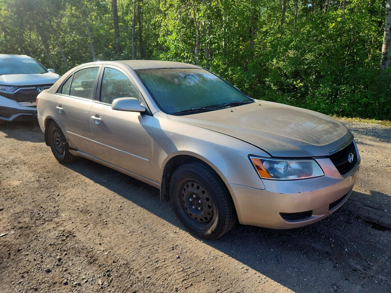 2007 Hyundai Sonata Gls Золотой vin: 5NPET46C87H193016