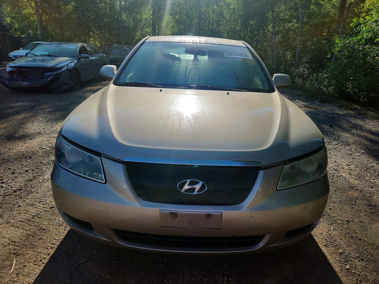 2007 Hyundai Sonata Gls Золотой vin: 5NPET46C87H193016