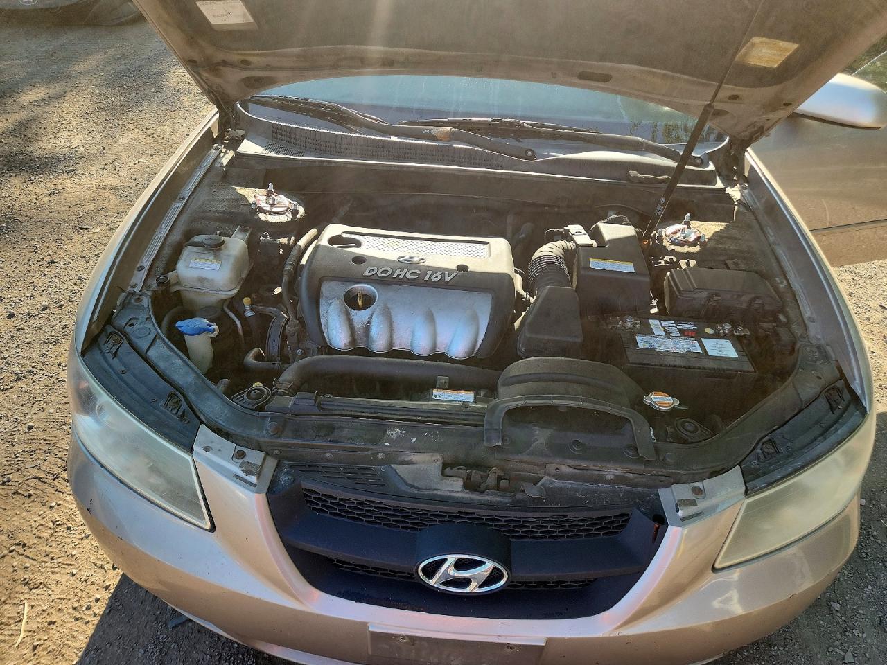 2007 Hyundai Sonata Gls Золотой vin: 5NPET46C87H193016