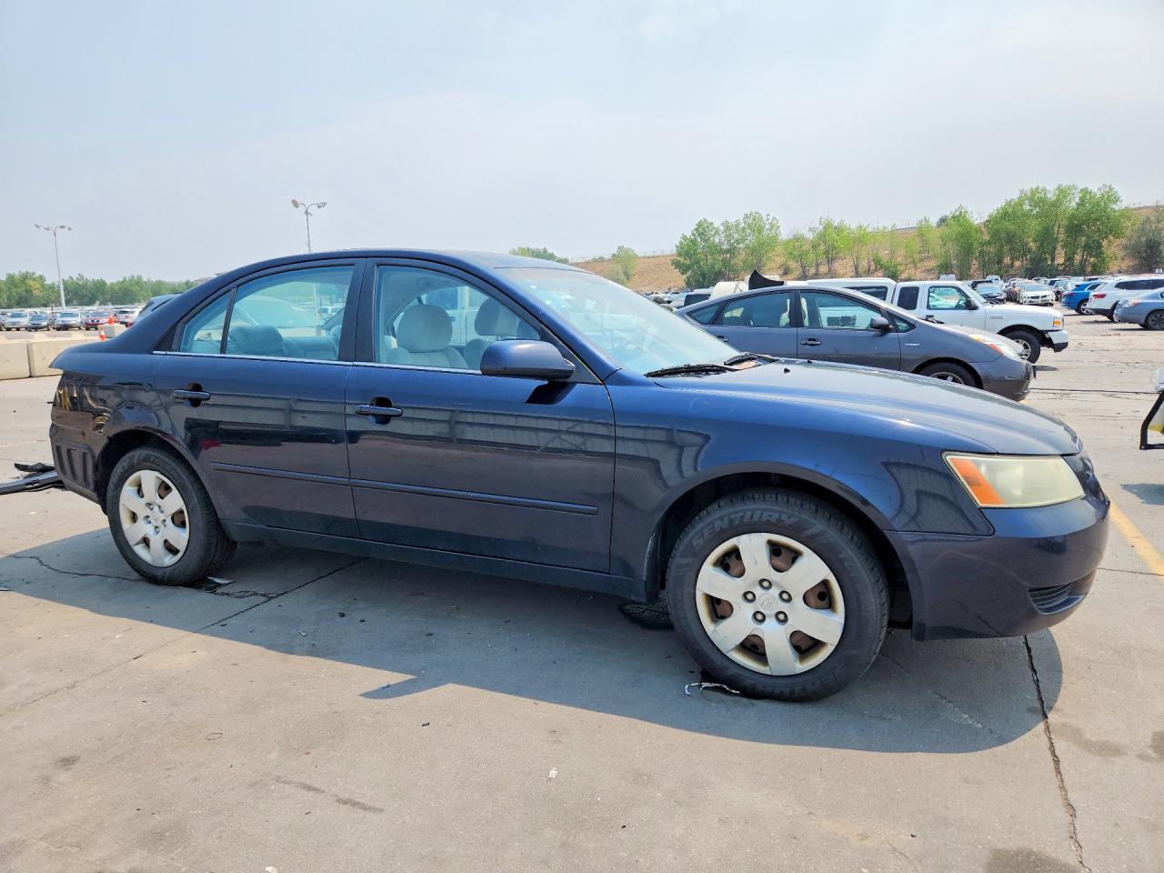 2007 Hyundai Sonata Gls Blue vin: 5NPET46C87H233532