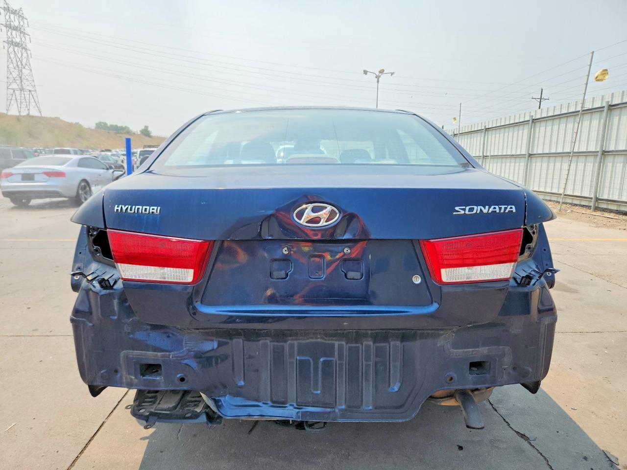2007 Hyundai Sonata Gls Blue vin: 5NPET46C87H233532