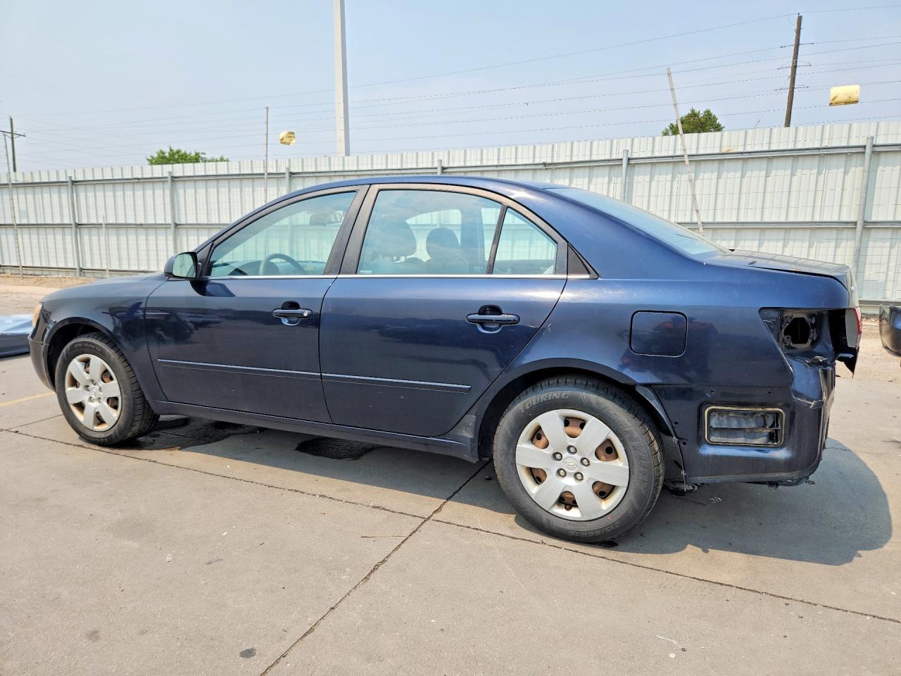 2007 Hyundai Sonata Gls Blue vin: 5NPET46C87H233532