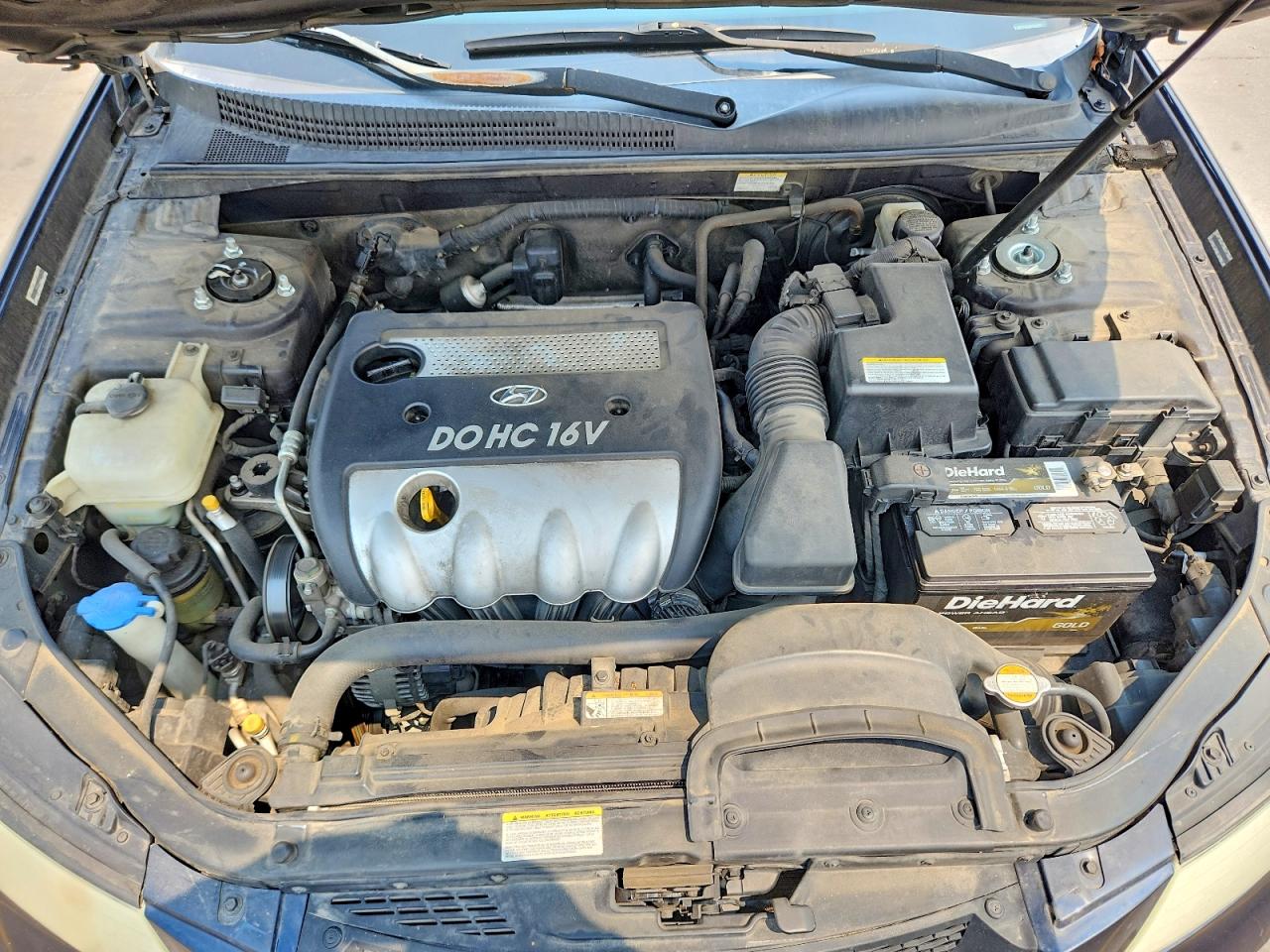 2007 Hyundai Sonata Gls Blue vin: 5NPET46C87H233532