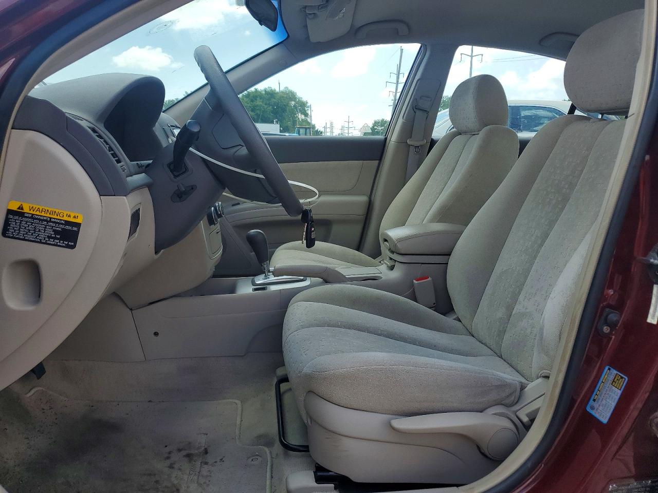 2007 Hyundai Sonata Gls Maroon vin: 5NPET46C87H281614