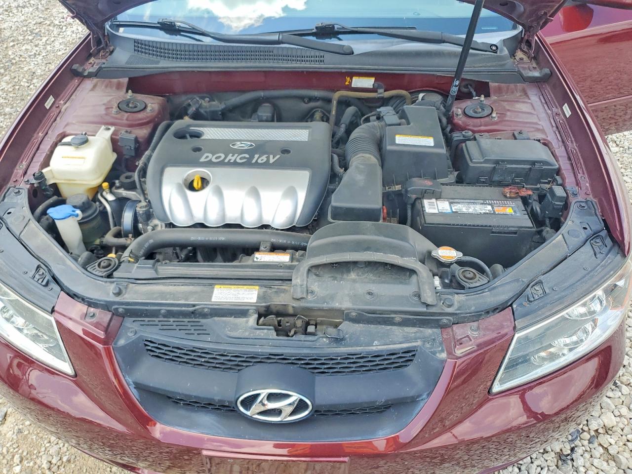 2007 Hyundai Sonata Gls Maroon vin: 5NPET46C87H281614