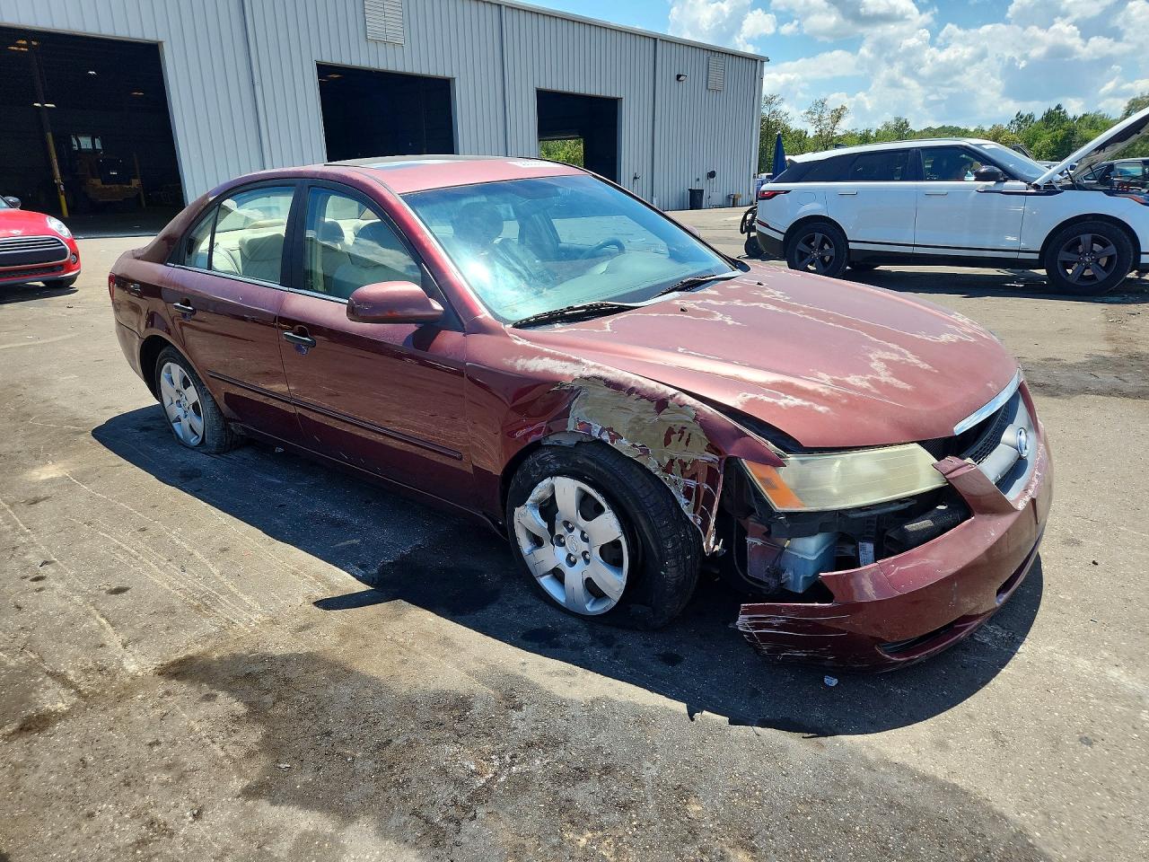 2008 Hyundai Sonata Gls Maroon vin: 5NPET46C88H321420