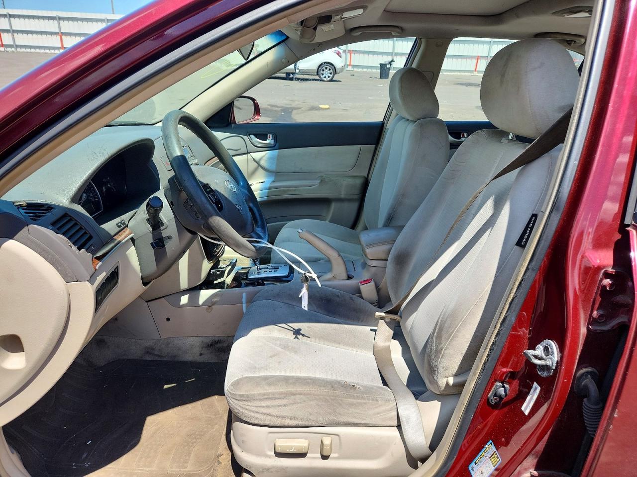 2008 Hyundai Sonata Gls Maroon vin: 5NPET46C88H321420