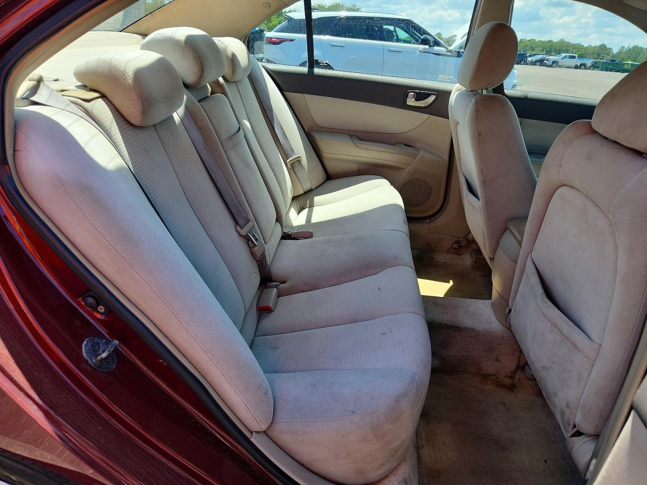2008 Hyundai Sonata Gls Maroon vin: 5NPET46C88H321420