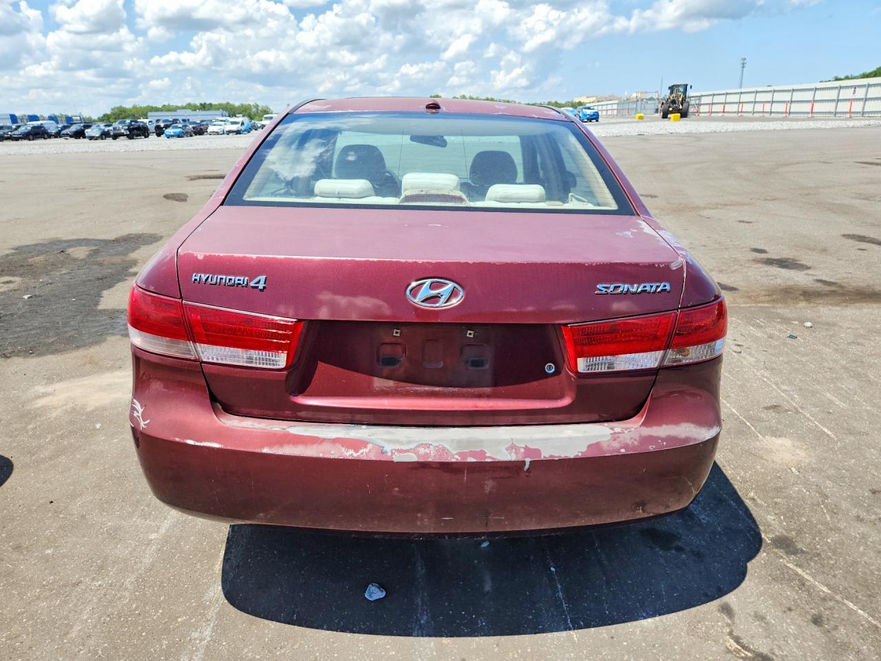 2008 Hyundai Sonata Gls Maroon vin: 5NPET46C88H321420