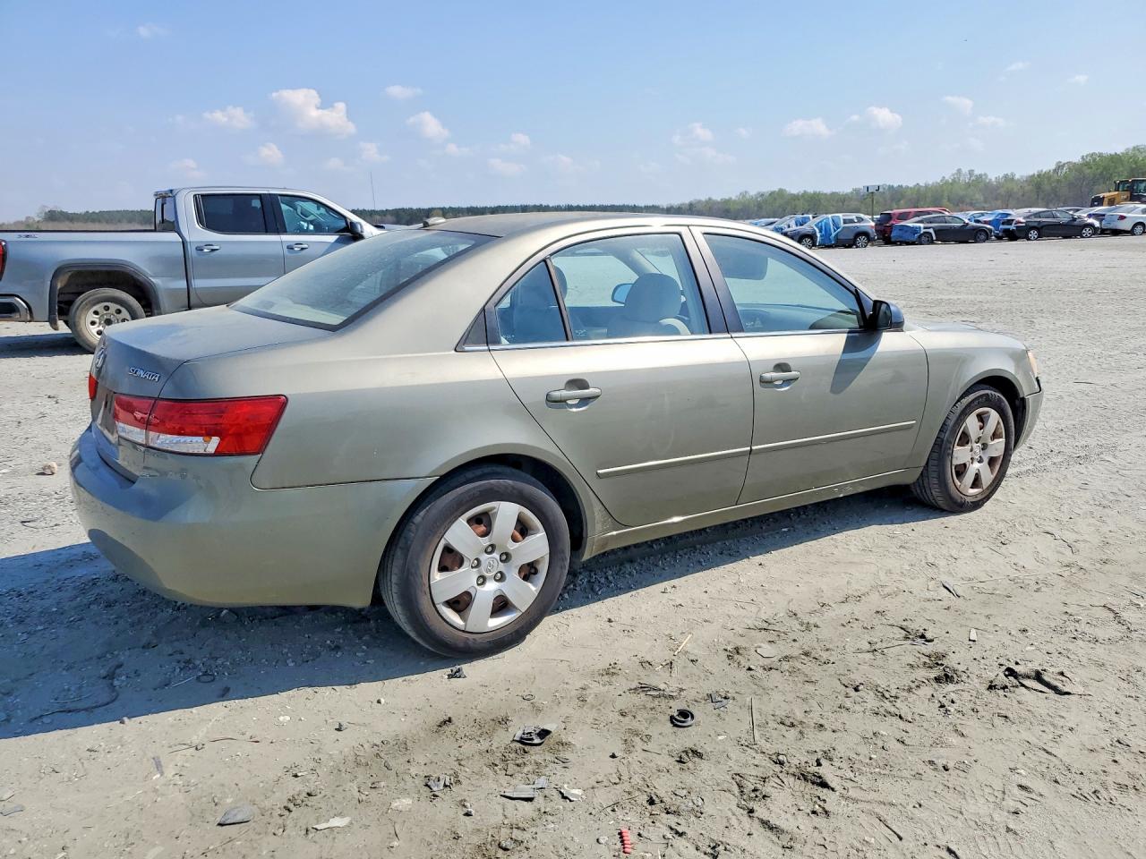 2008 Hyundai Sonata Gls Green vin: 5NPET46C88H334586