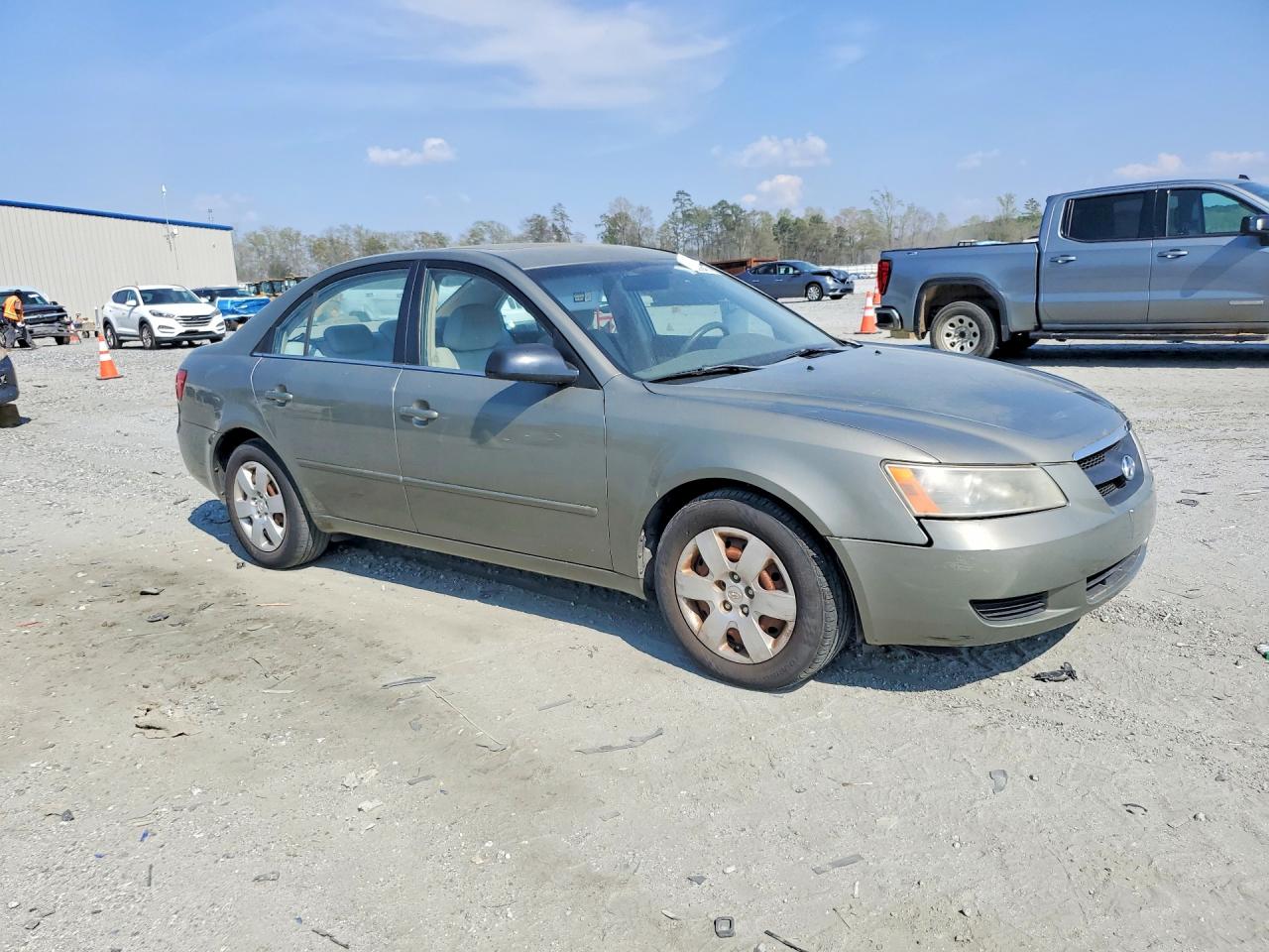 2008 Hyundai Sonata Gls Green vin: 5NPET46C88H334586