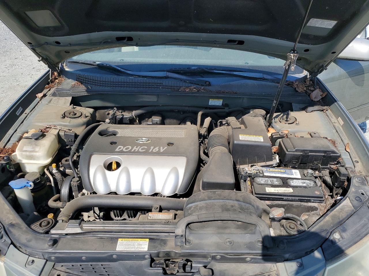 2008 Hyundai Sonata Gls Green vin: 5NPET46C88H334586