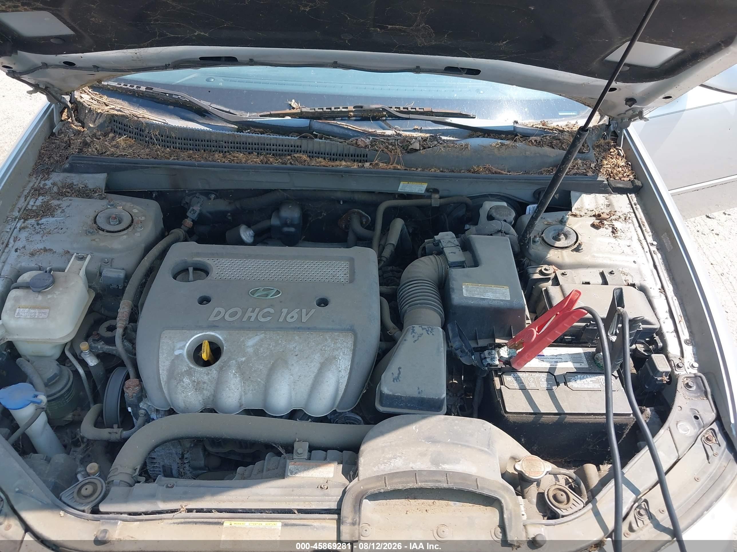 2008 Hyundai Sonata Gls Silver vin: 5NPET46C88H339531