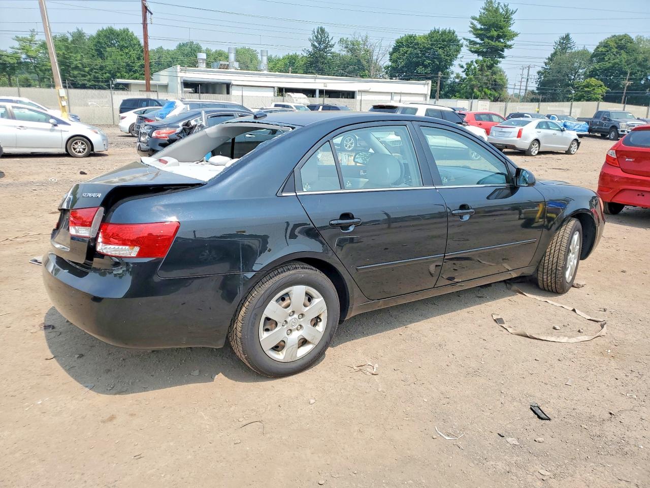 2008 Hyundai Sonata Gls Черный vin: 5NPET46C88H352635