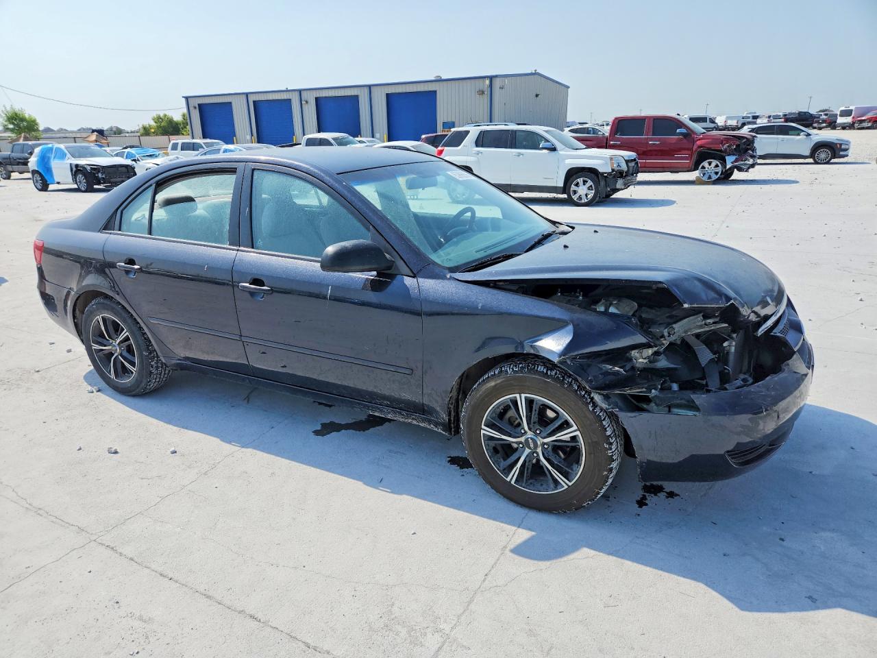 2008 Hyundai Sonata Gls Blue vin: 5NPET46C88H356409