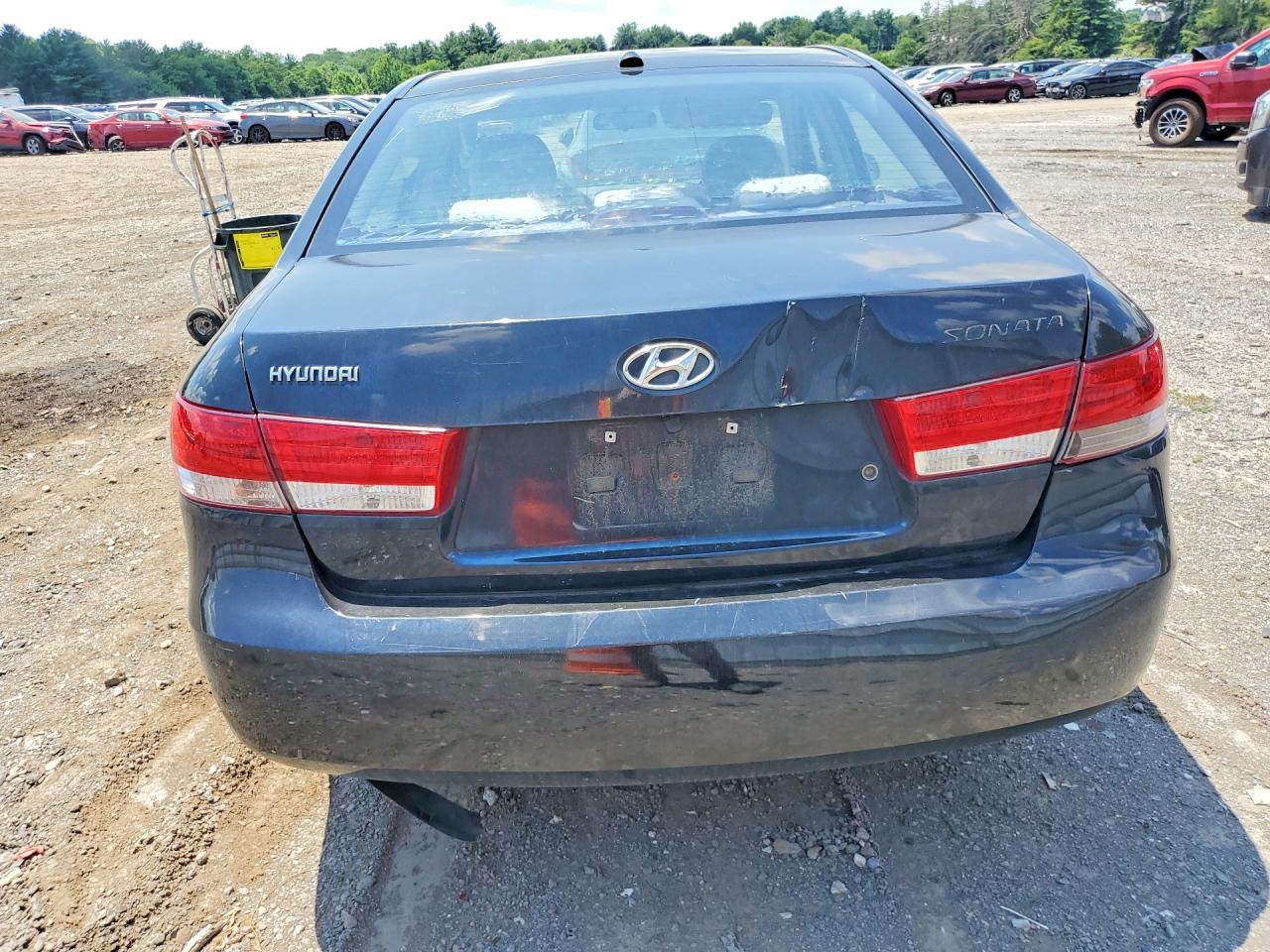 2008 Hyundai Sonata Gls Black vin: 5NPET46C88H357401