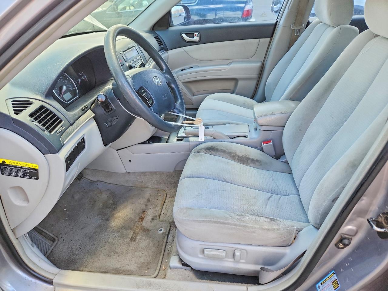 2008 Hyundai Sonata Hyb Ltd Gray vin: 5NPET46C88H362355