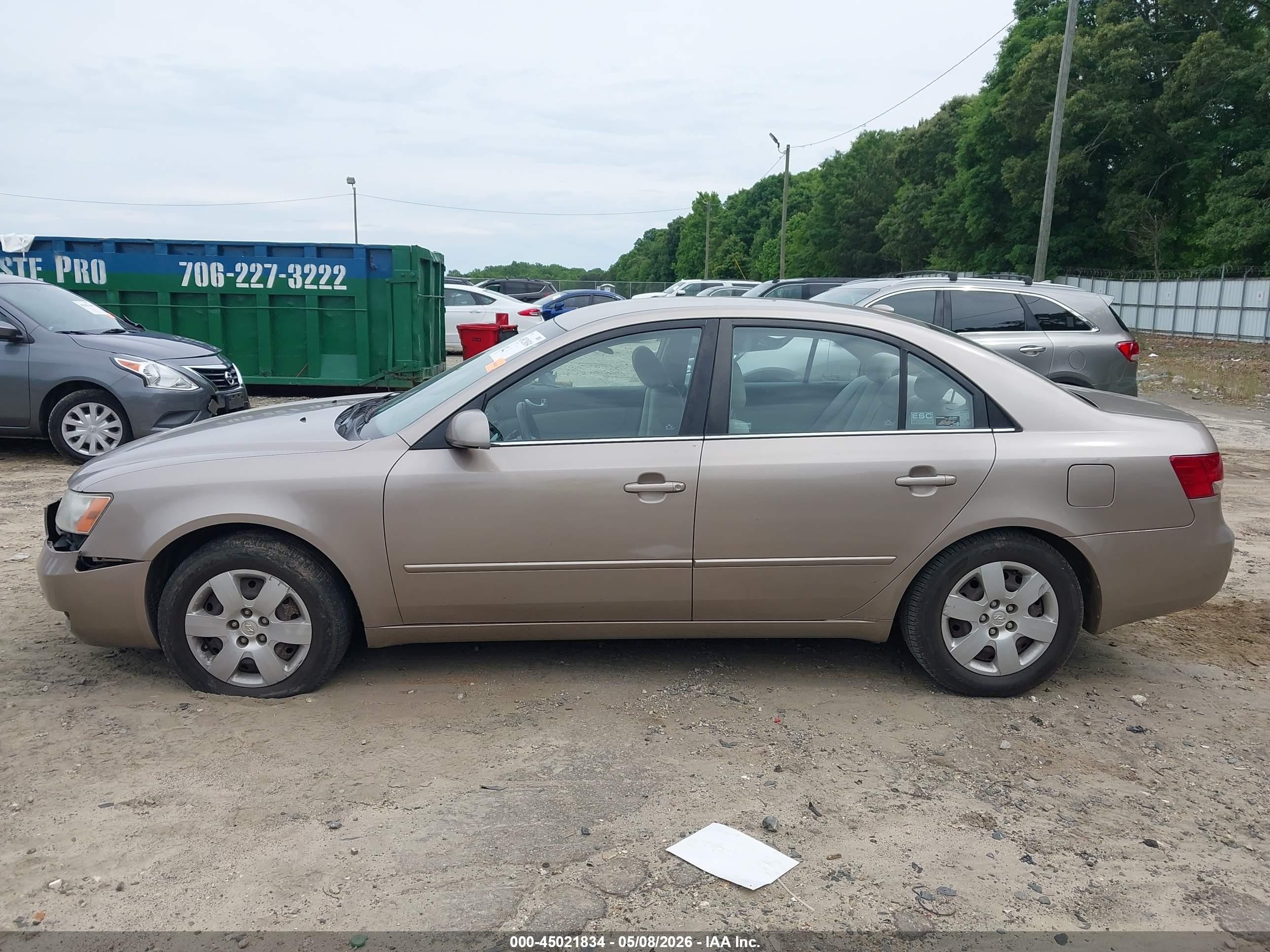 2008 Hyundai Sonata Gls Champagne vin: 5NPET46C88H372724