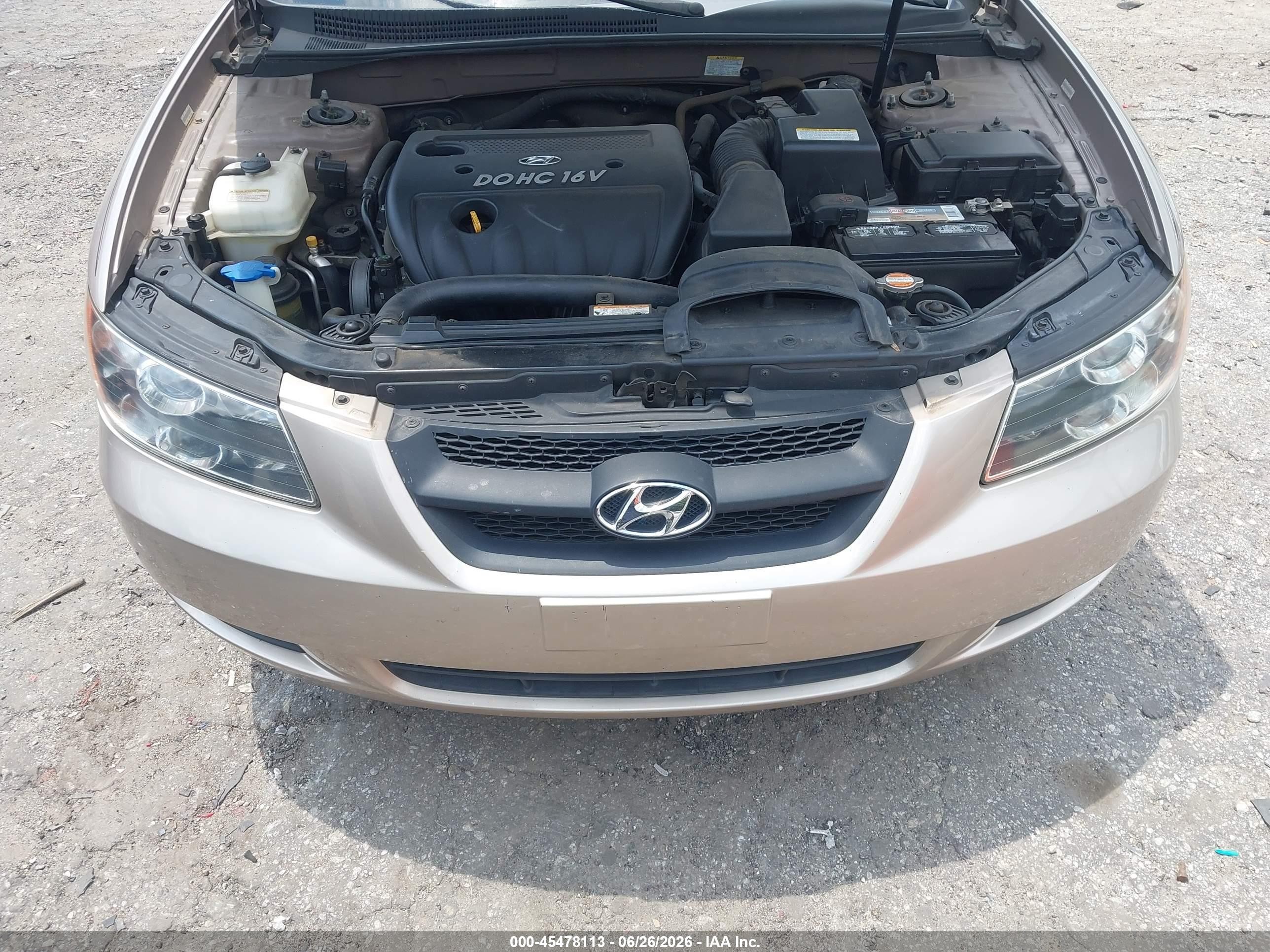 2008 Hyundai Sonata Gls Gold vin: 5NPET46C88H382041