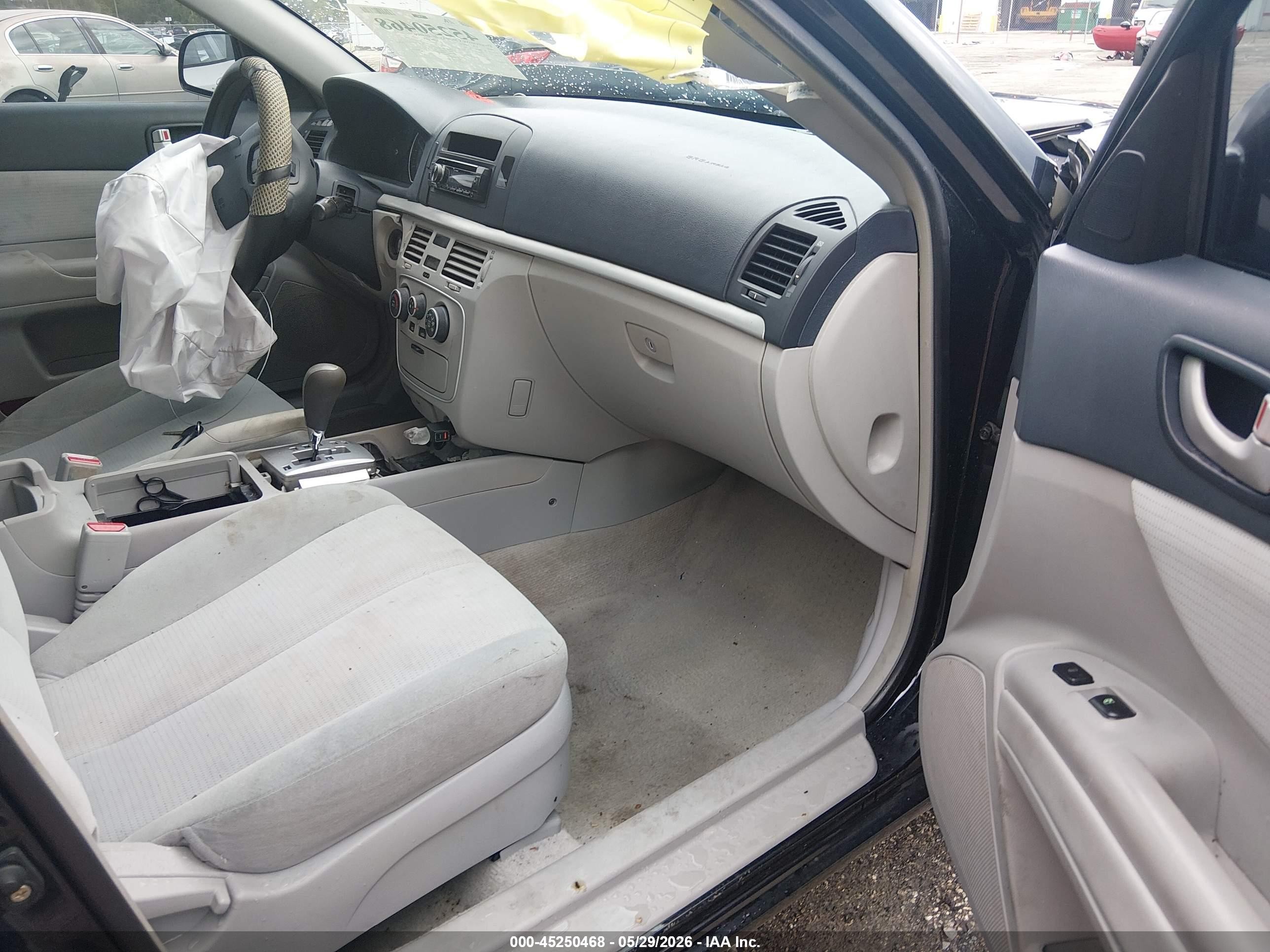 2008 Hyundai Sonata Gls Black vin: 5NPET46C88H387790