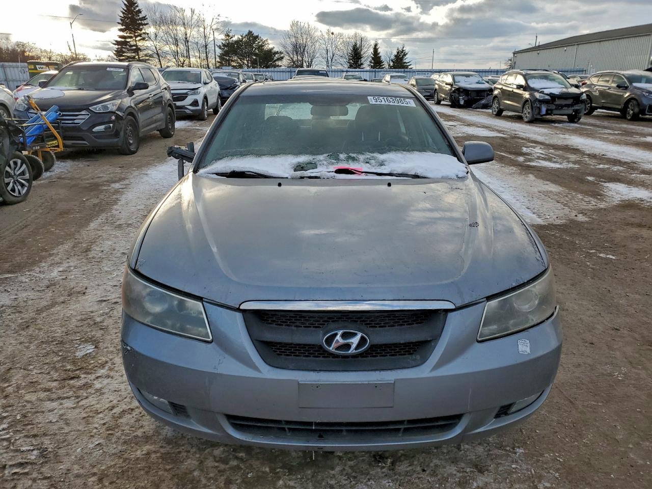 2008 Hyundai Sonata Gls Gray vin: 5NPET46C88H395615