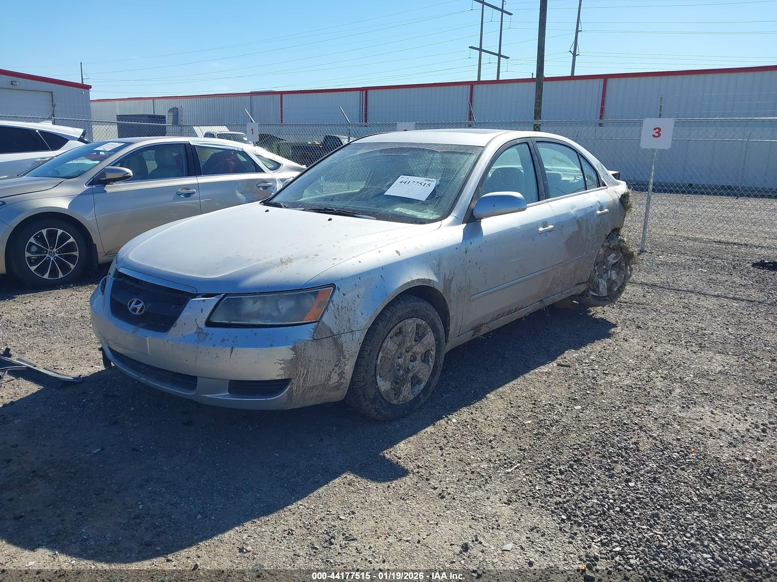 2008 Hyundai Sonata Gls Серебряный vin: 5NPET46C88H402014