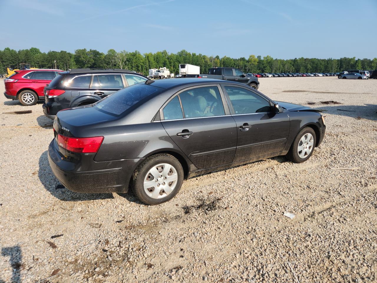 2009 Hyundai Sonata Gls Gray vin: 5NPET46C89H423446